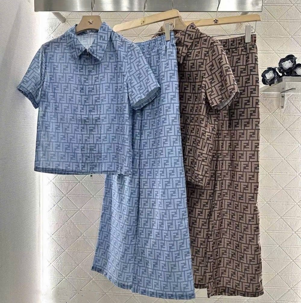Combo bộ áo tay ngắn quần dài Fendi 4