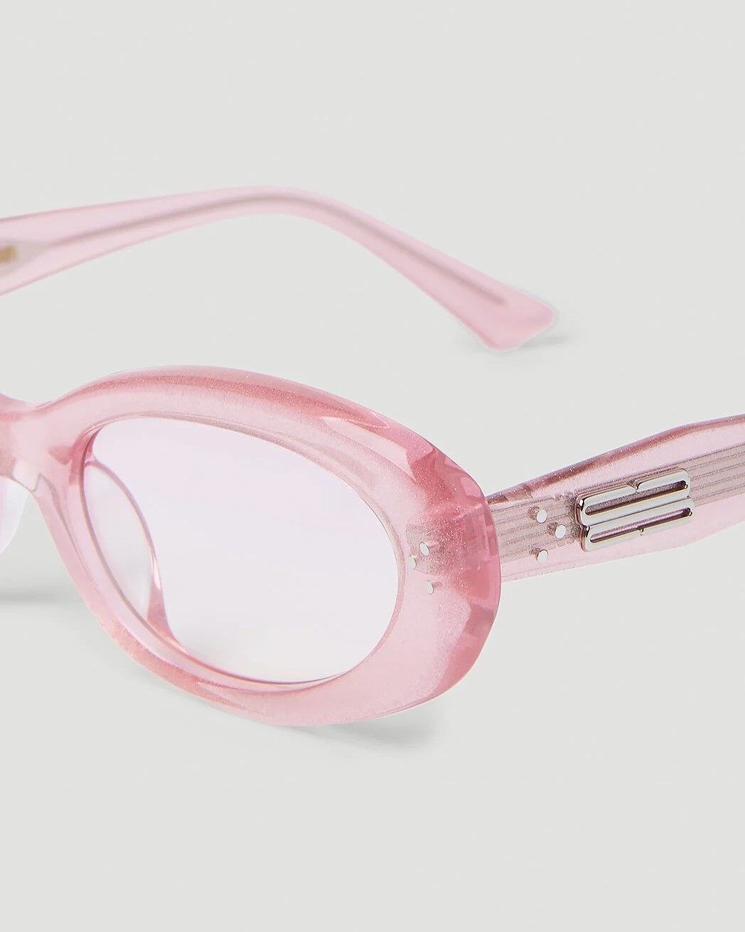 Kính mát Gentle Monster July PC6 Graduated Violet Lenses Pink Glitter Acetate Frame 3
