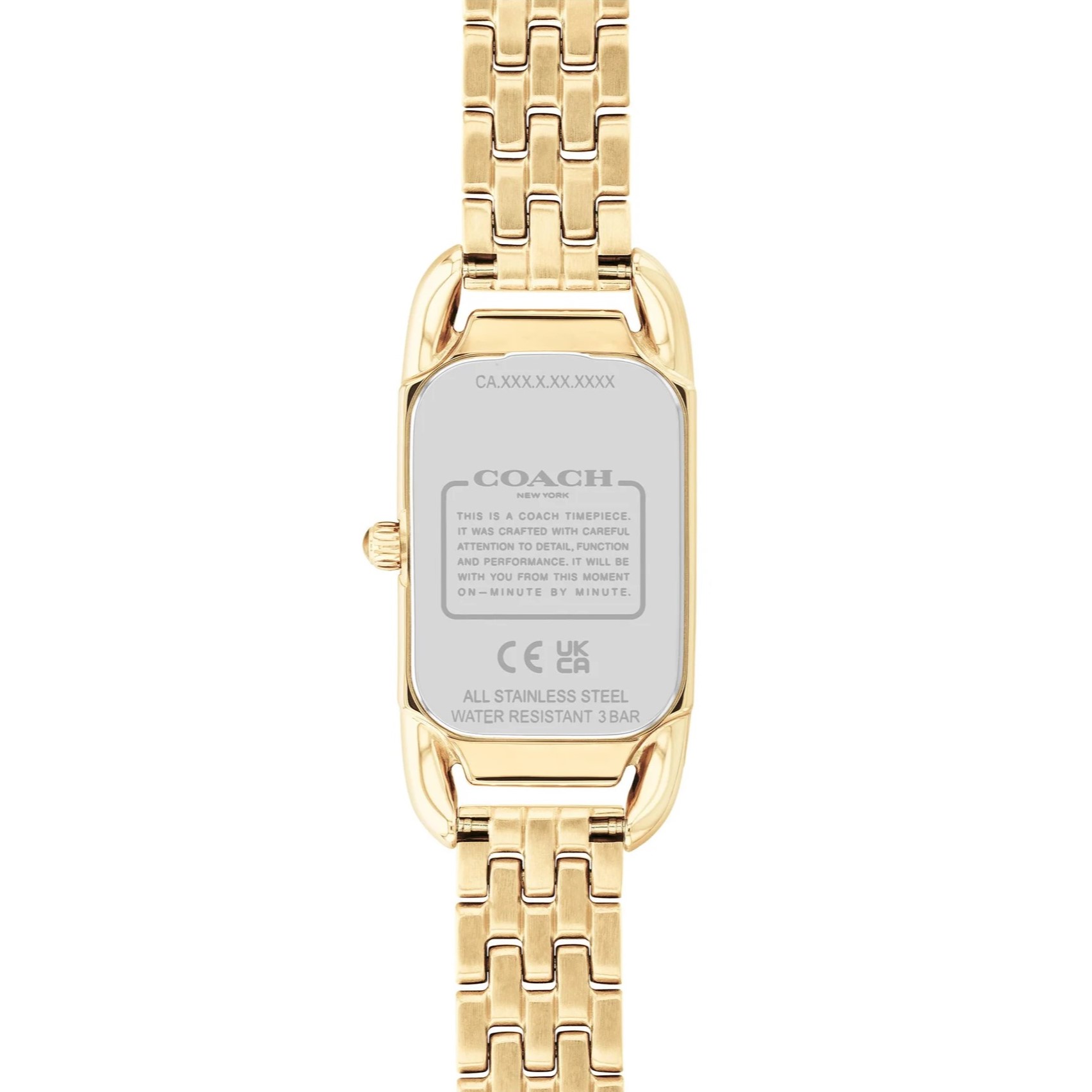 ĐỒNG HỒ ĐEO TAY NỮ COACH CADIE GOLD STAINLESS STEEL WHITE DIAL WOMENS WATCH 14504036 1