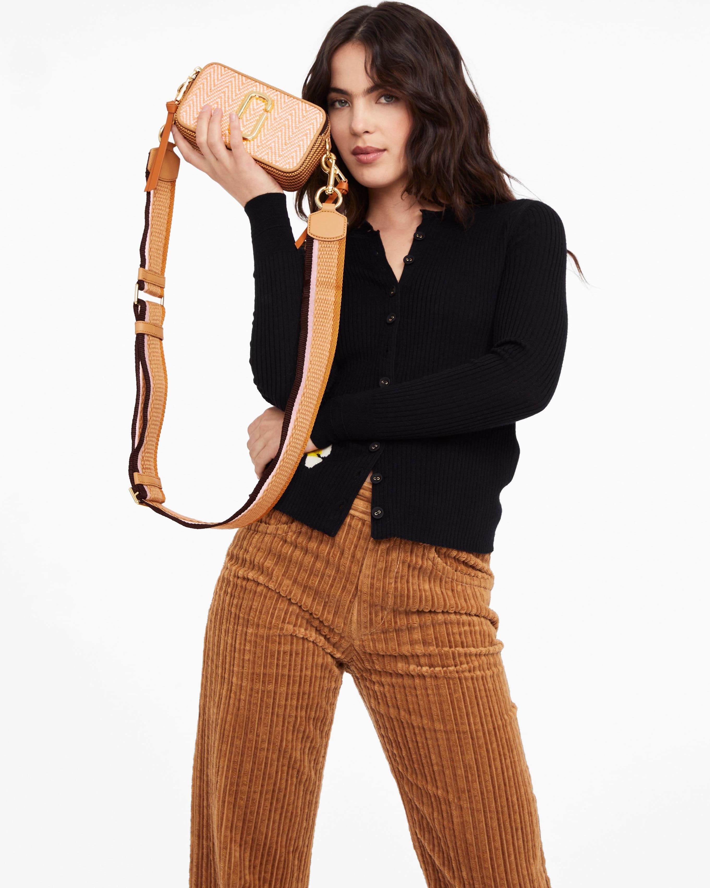 Túi đeo chéo Marc Jacobs The Snapshot Woven Bag Natural Multi H156M06PF22 2