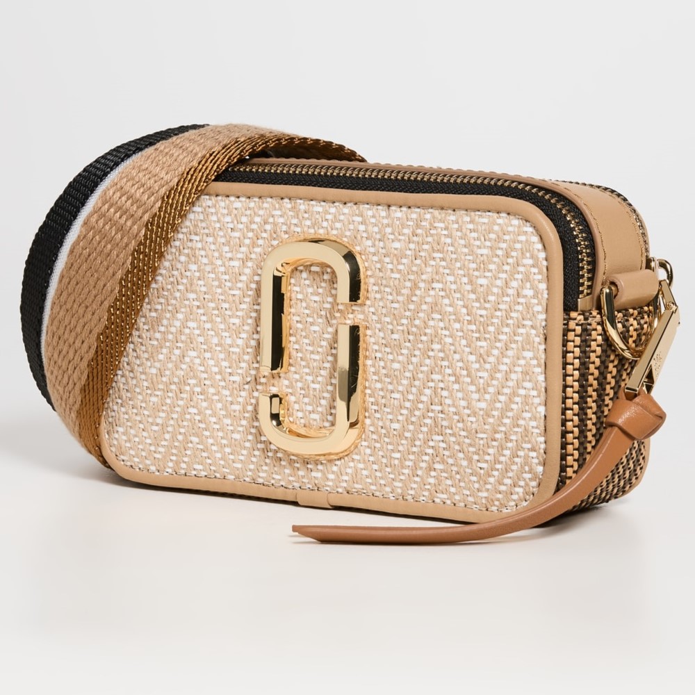 Túi đeo chéo Marc Jacobs The Snapshot Woven Bag Natural Multi H156M06PF22 3