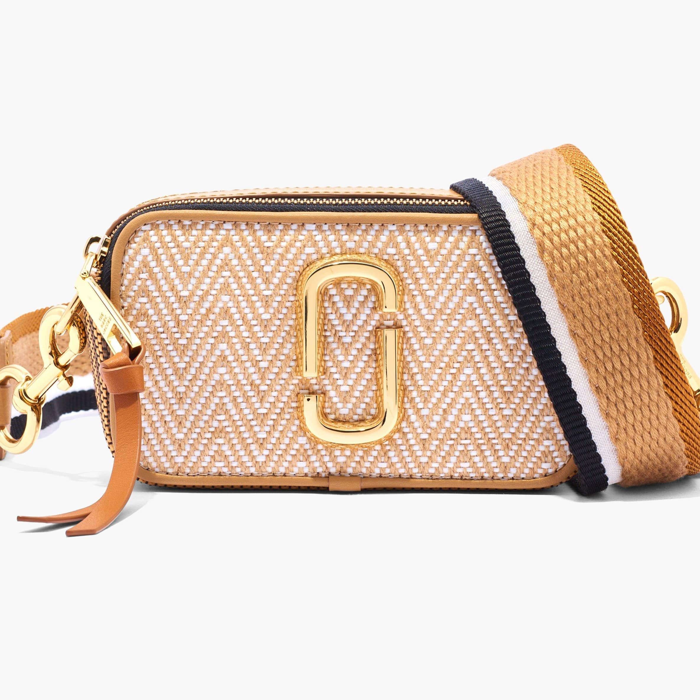 Túi đeo chéo Marc Jacobs The Snapshot Woven Bag Natural Multi H156M06PF22 4