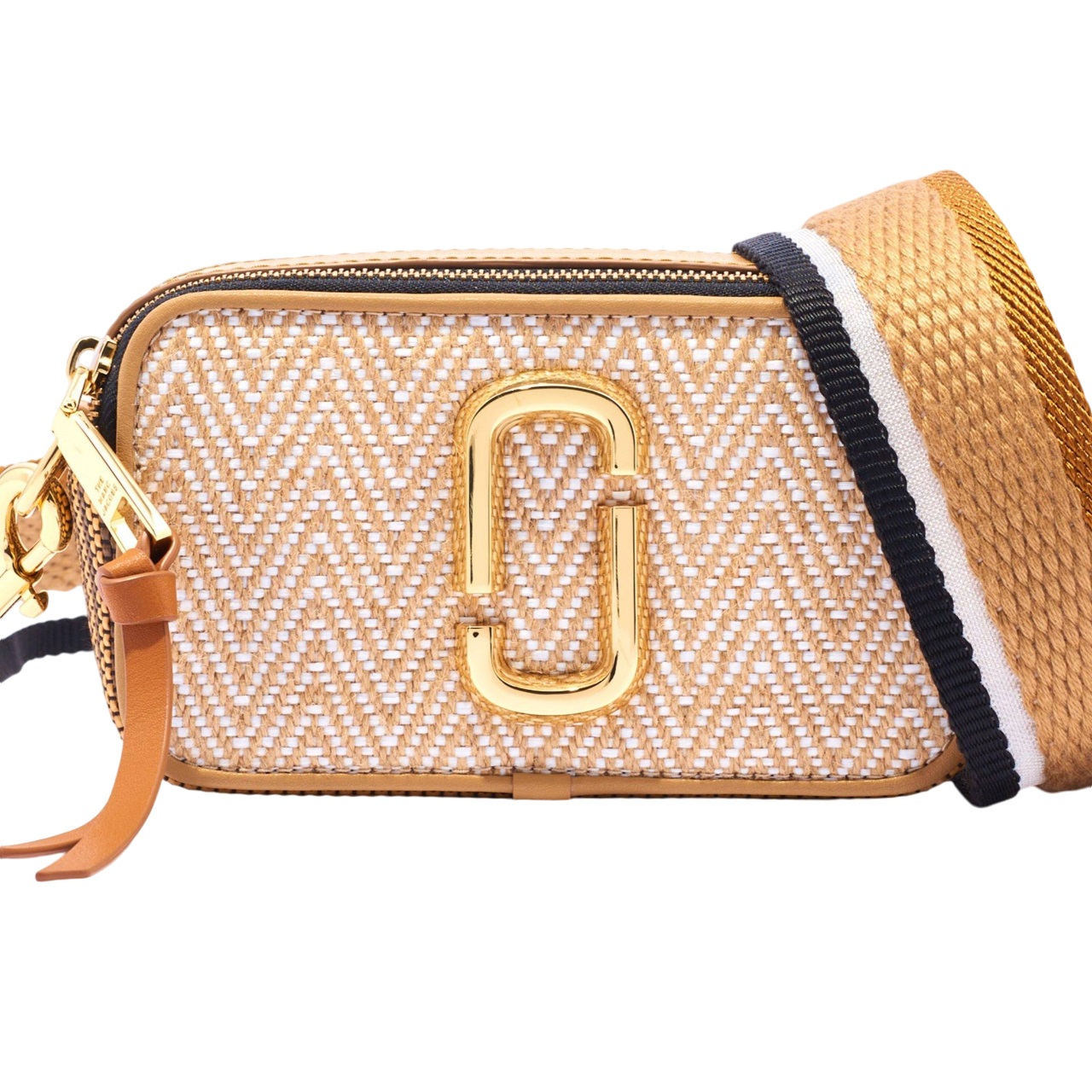 Túi đeo chéo Marc Jacobs The Snapshot Woven Bag Natural Multi H156M06PF22 11