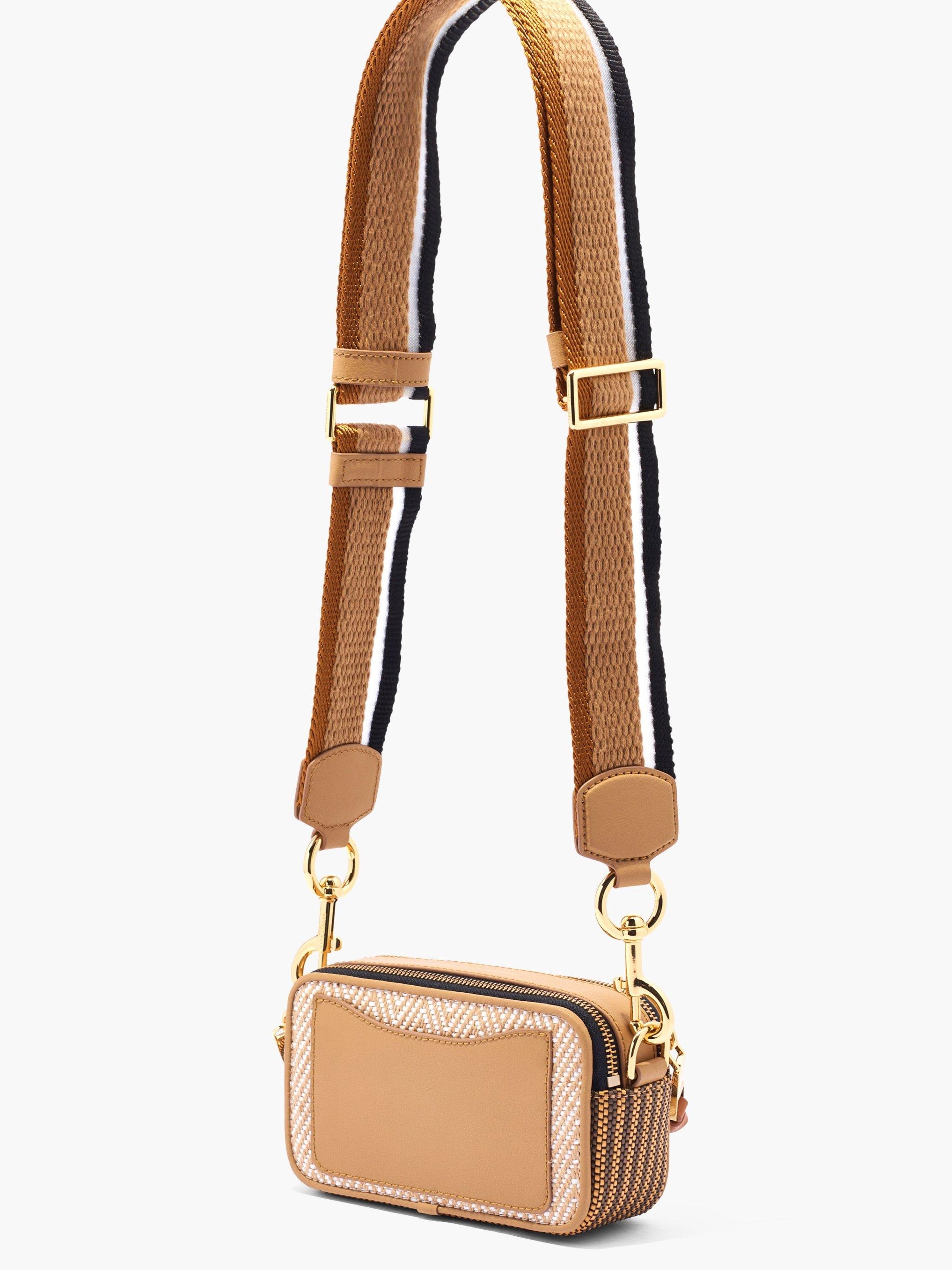 Túi đeo chéo Marc Jacobs The Snapshot Woven Bag Natural Multi H156M06PF22 14