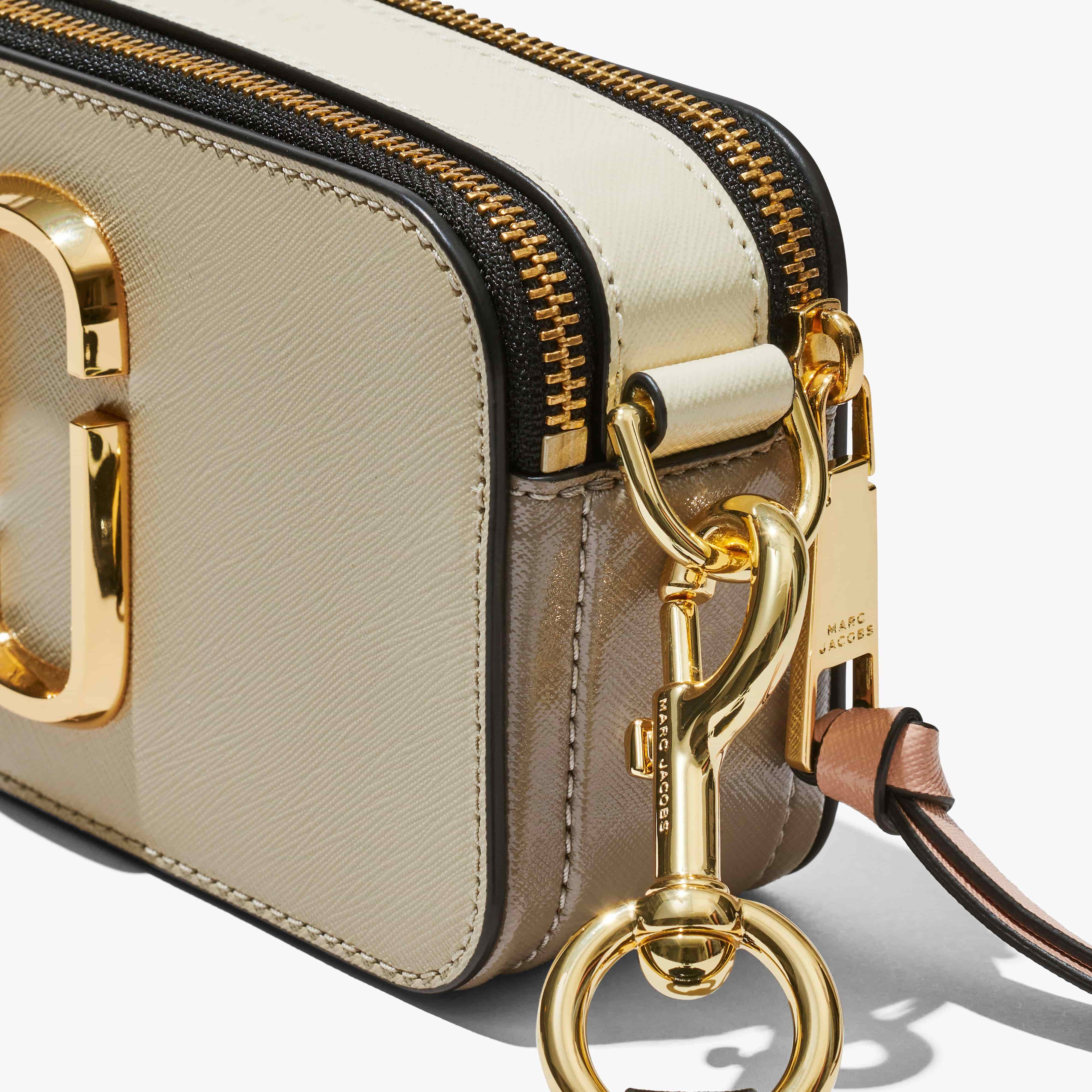 Túi nữ Marc Jacobs màu nâu kem The Snapshot Crossbody Bag In Khaki Multi 2S3HCR500H03 4