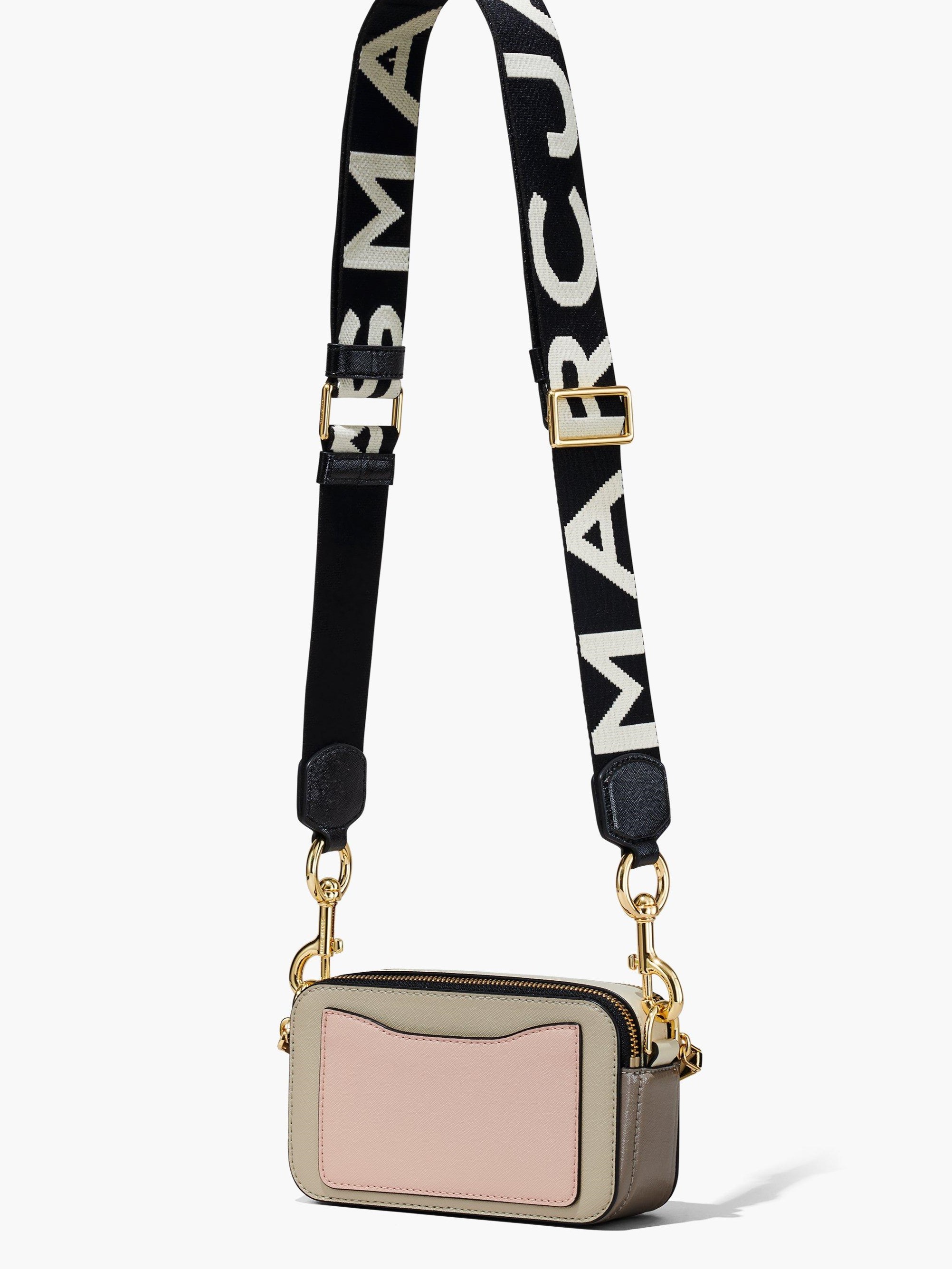Túi nữ Marc Jacobs màu nâu kem The Snapshot Crossbody Bag In Khaki Multi 2S3HCR500H03 5