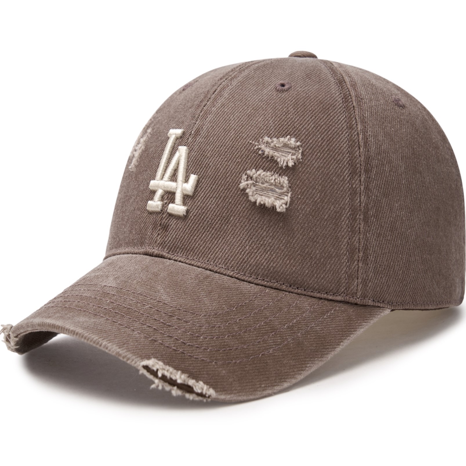 Nón kết MLB Damage Washed Unstructured Ball Cap LA Dodgers Brown 3ACPVV34N-07BRL 4