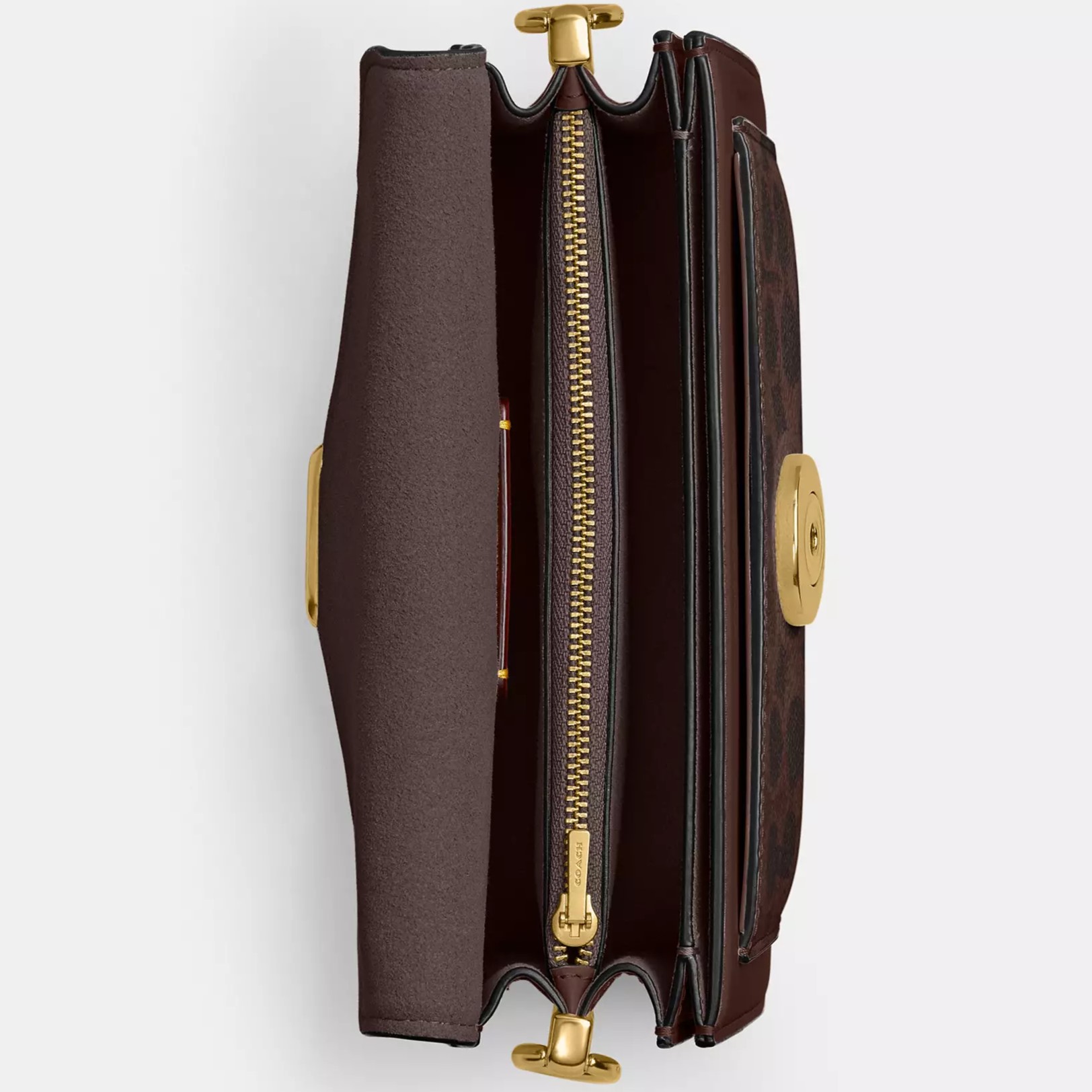 Túi đeo chéo Coach Tabby Shoulder Bag 20 In Signature Canvas Maple CY200 10
