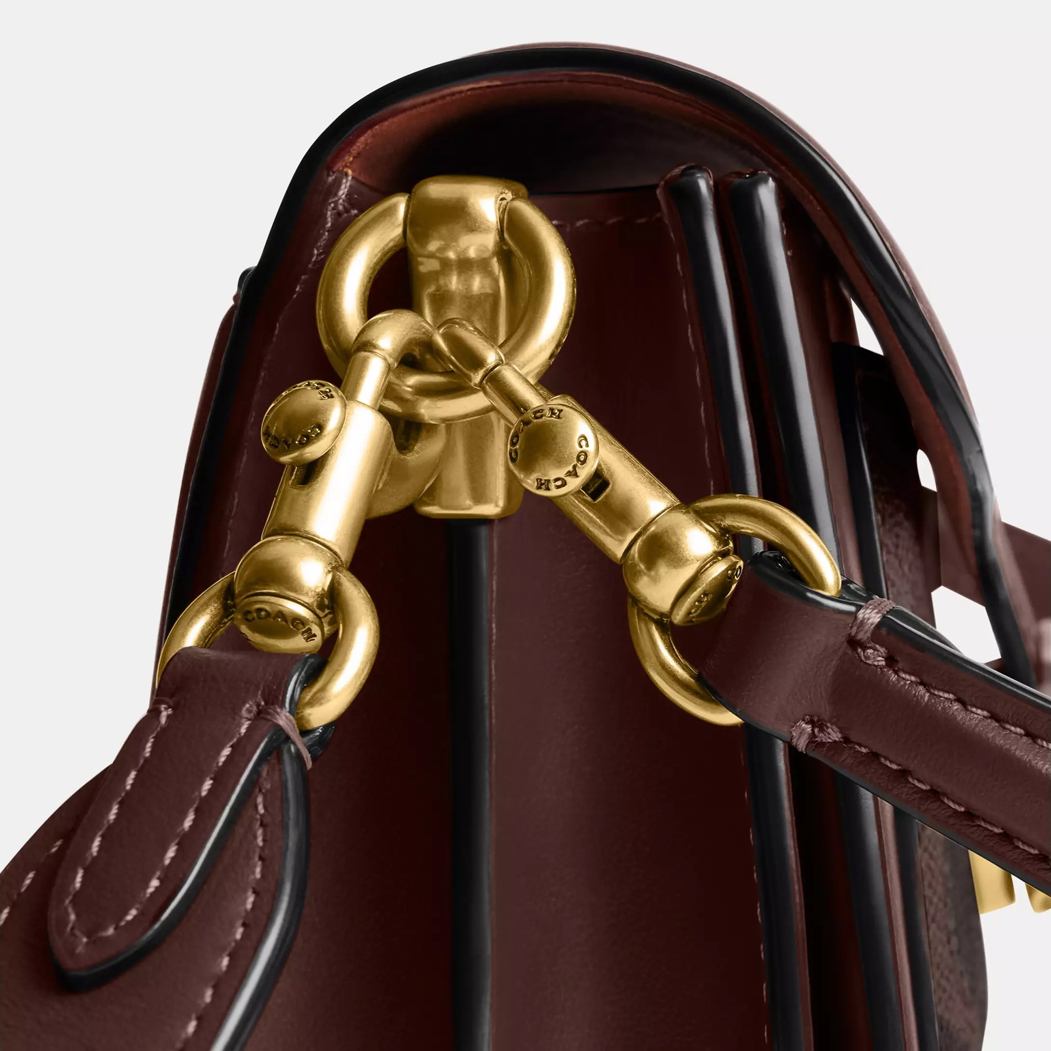 Túi đeo chéo Coach Tabby Shoulder Bag 20 In Signature Canvas Maple CY200 9
