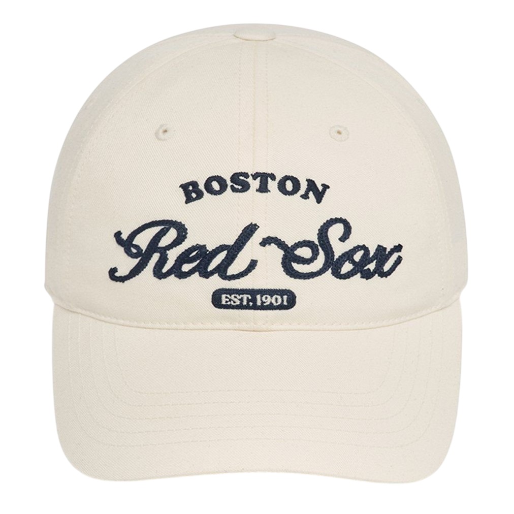 Nón kết MLB Varsity Lettering Ball Cap Boston Red Sox D Cream Cap 3ACPL033N-43CRD 5