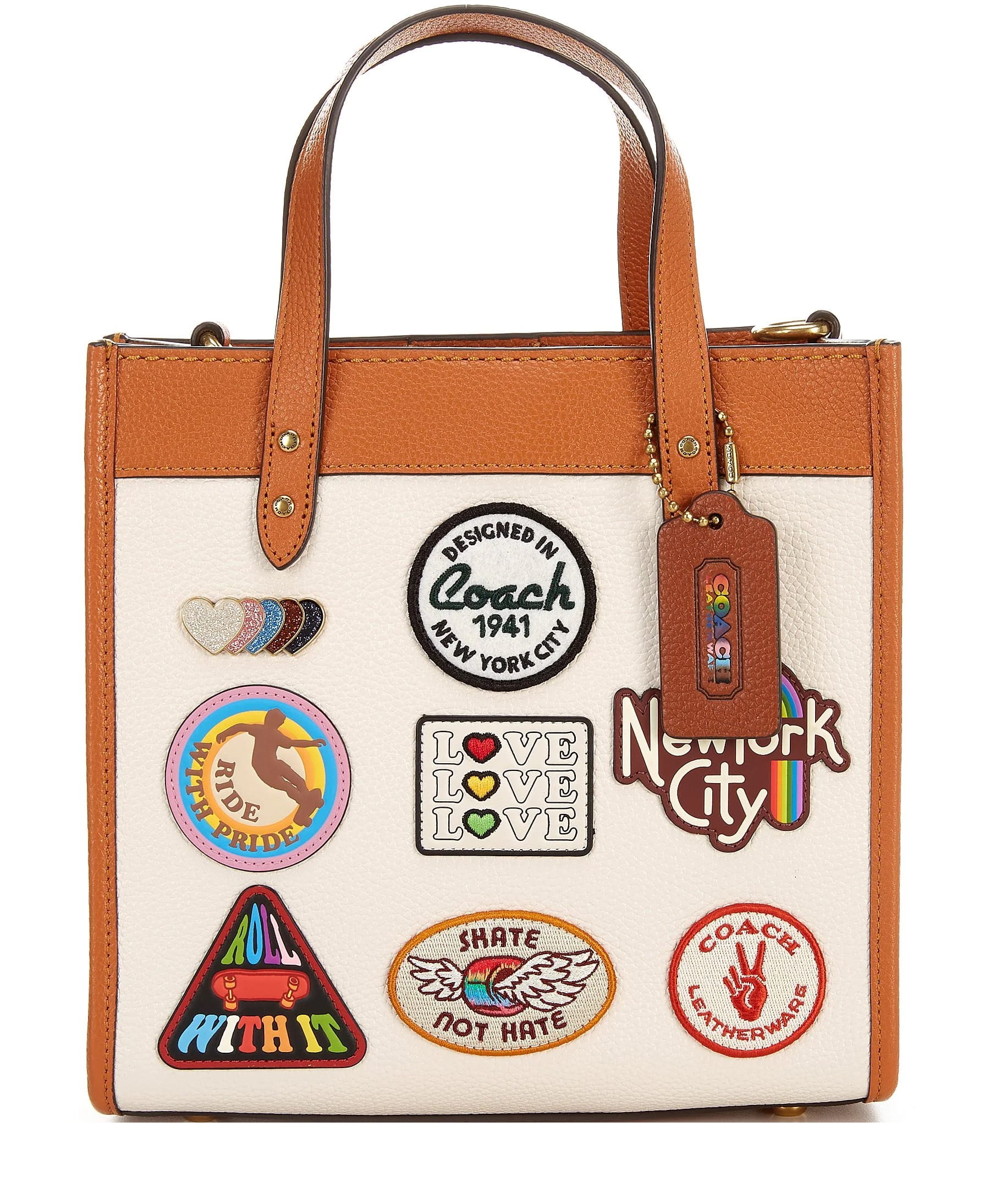 TÚI NỮ COACH DÁNG TOTE FIELD TOTE 22 WITH PATCHES 3