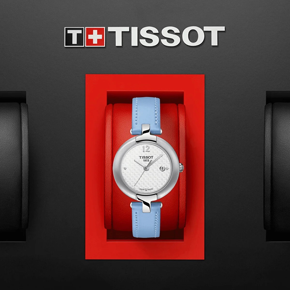Đồng Hồ đeo tay Nữ Tissot Quartz Pinky Blue Dial Sapphire T0842101601702 3