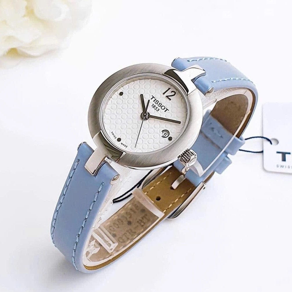 Đồng Hồ đeo tay Nữ Tissot Quartz Pinky Blue Dial Sapphire T0842101601702 6