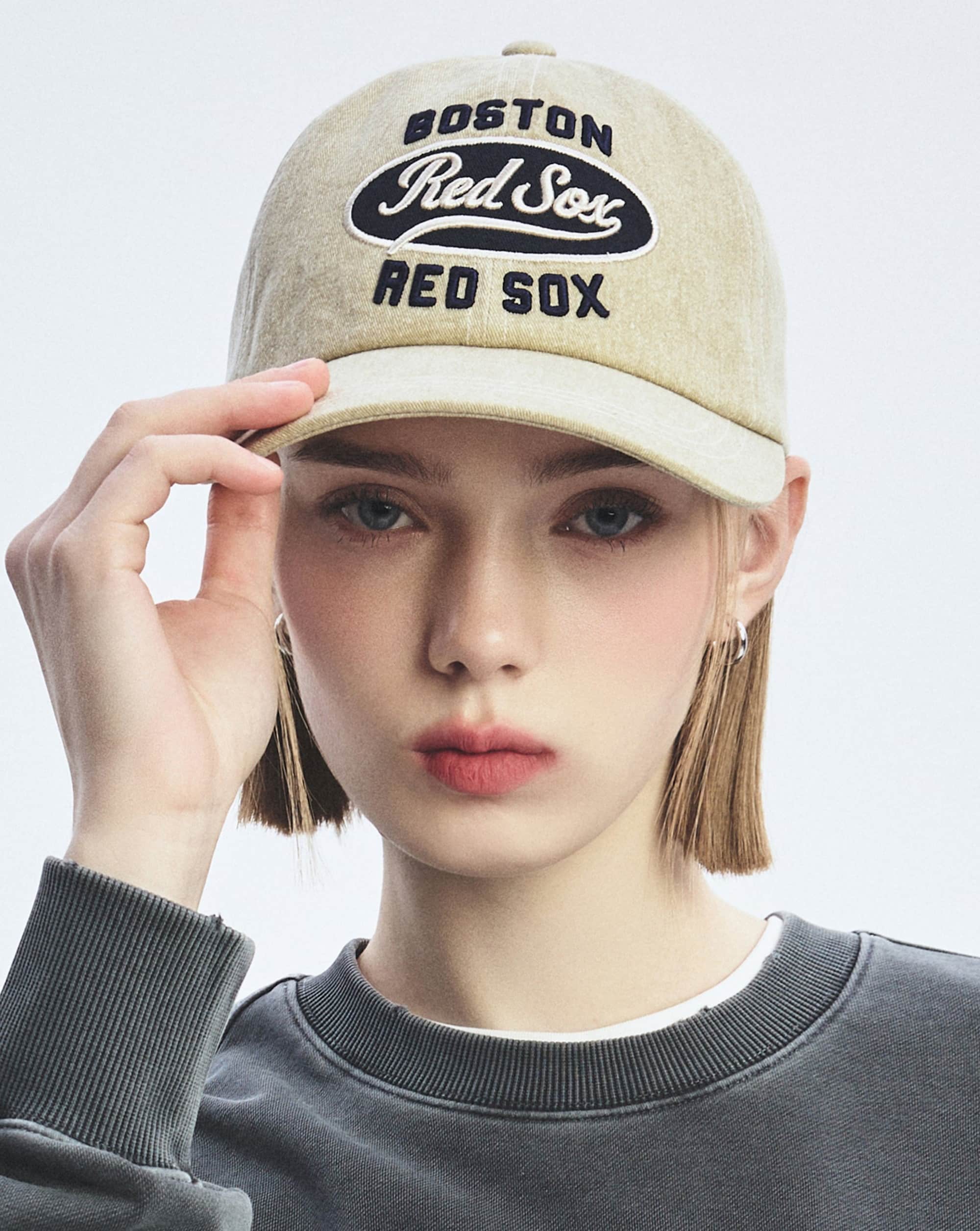 Nón kết MLB Varsity Vintage Color Stitch Cursive Logo Unstructured Ball Cap Boston Red Sox 3ACPV055N-43BGL 18