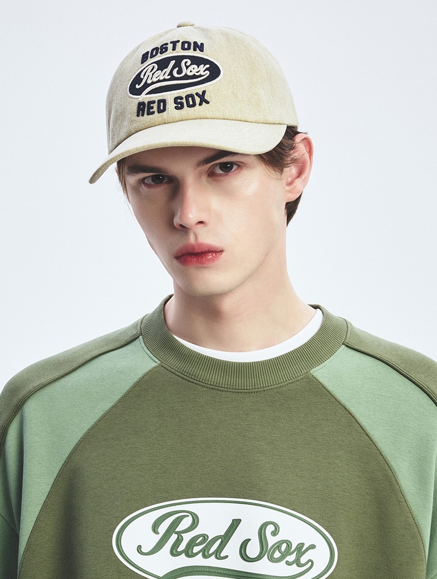 Nón kết MLB Varsity Vintage Color Stitch Cursive Logo Unstructured Ball Cap Boston Red Sox 3ACPV055N-43BGL 2