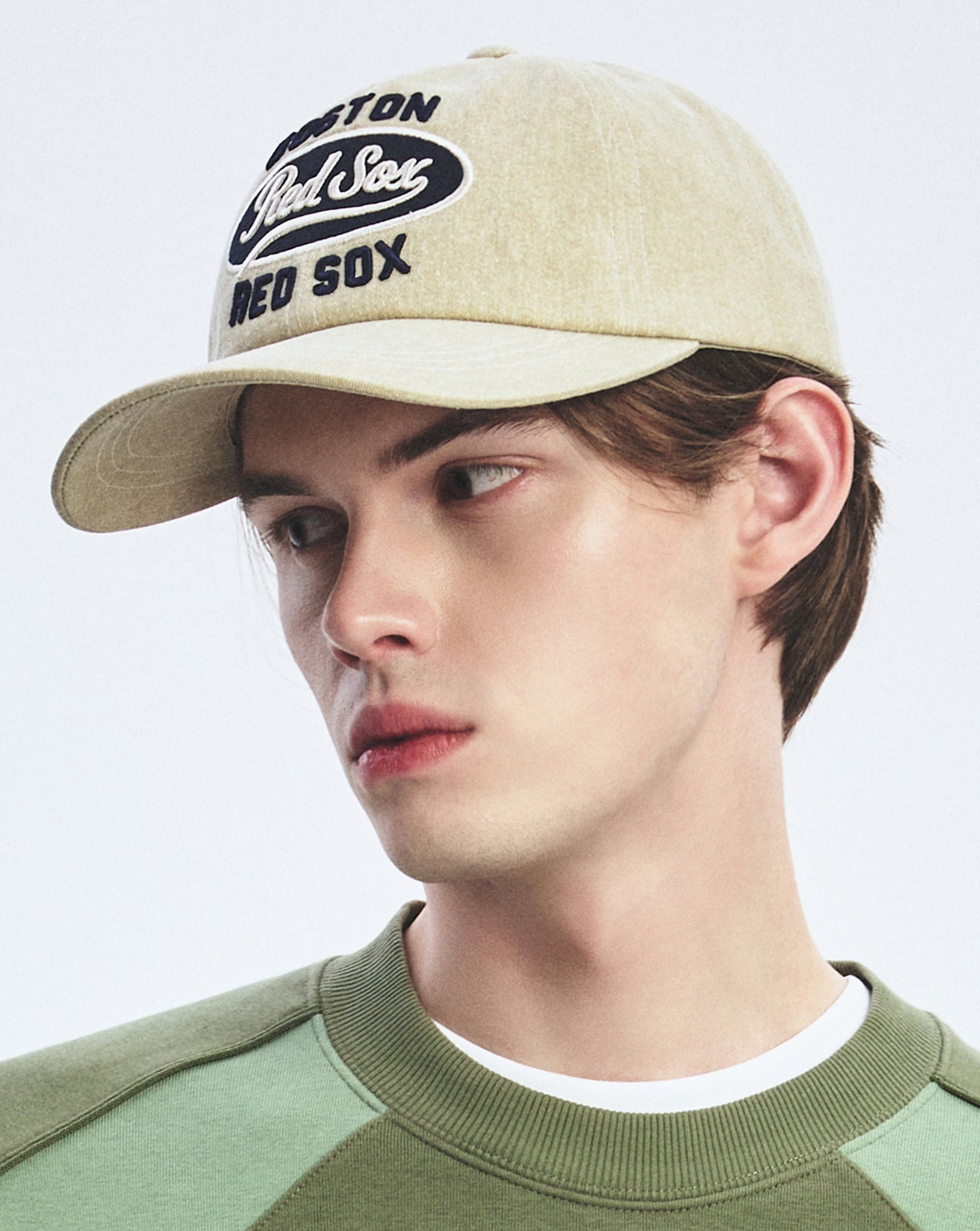 Nón kết MLB Varsity Vintage Color Stitch Cursive Logo Unstructured Ball Cap Boston Red Sox 3ACPV055N-43BGL 4