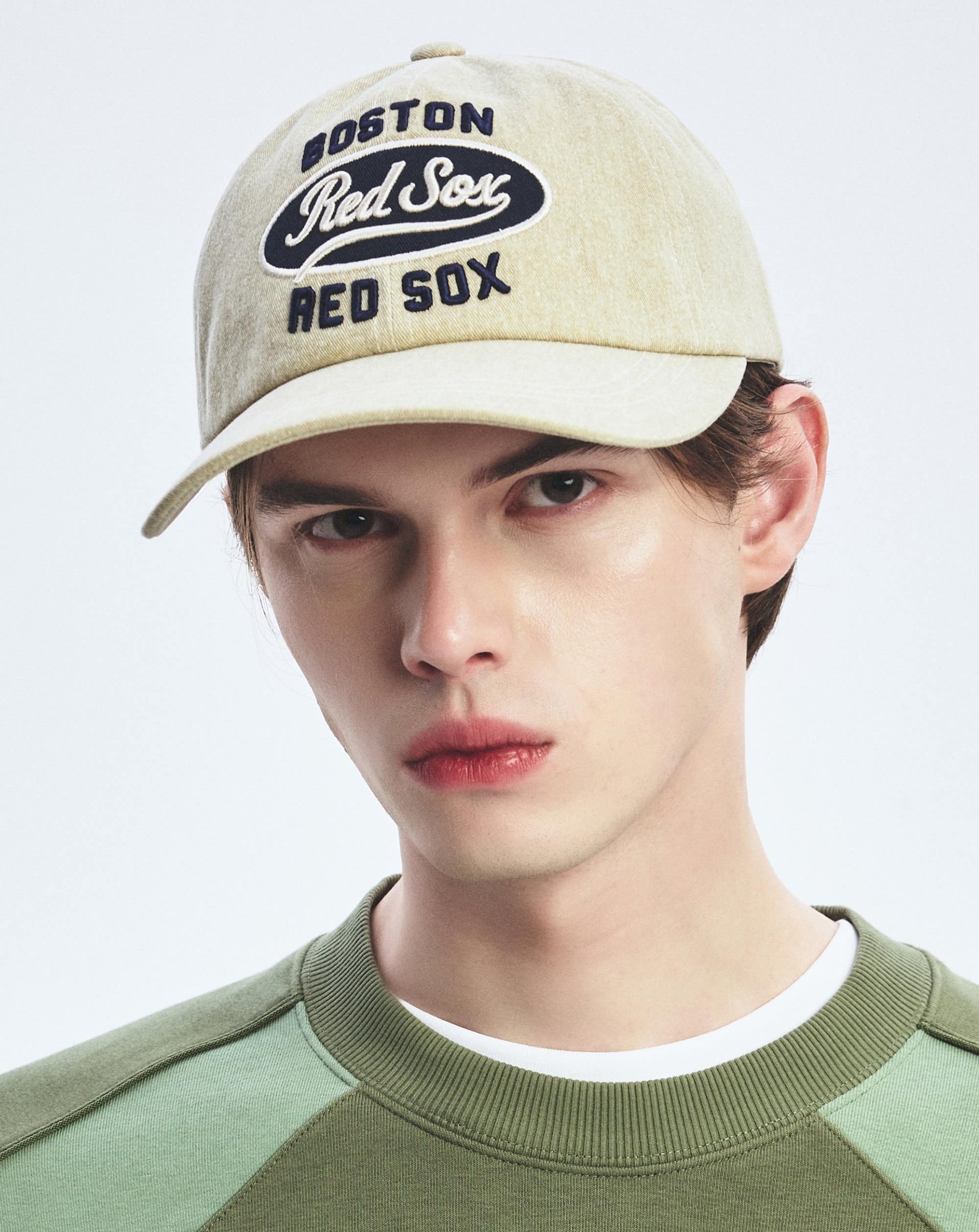Nón kết MLB Varsity Vintage Color Stitch Cursive Logo Unstructured Ball Cap Boston Red Sox 3ACPV055N-43BGL 1