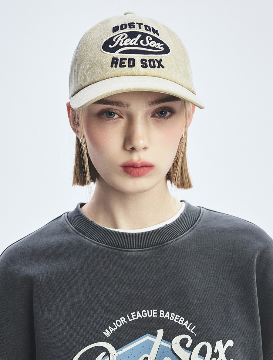 Nón kết MLB Varsity Vintage Color Stitch Cursive Logo Unstructured Ball Cap Boston Red Sox 3ACPV055N-43BGL 8