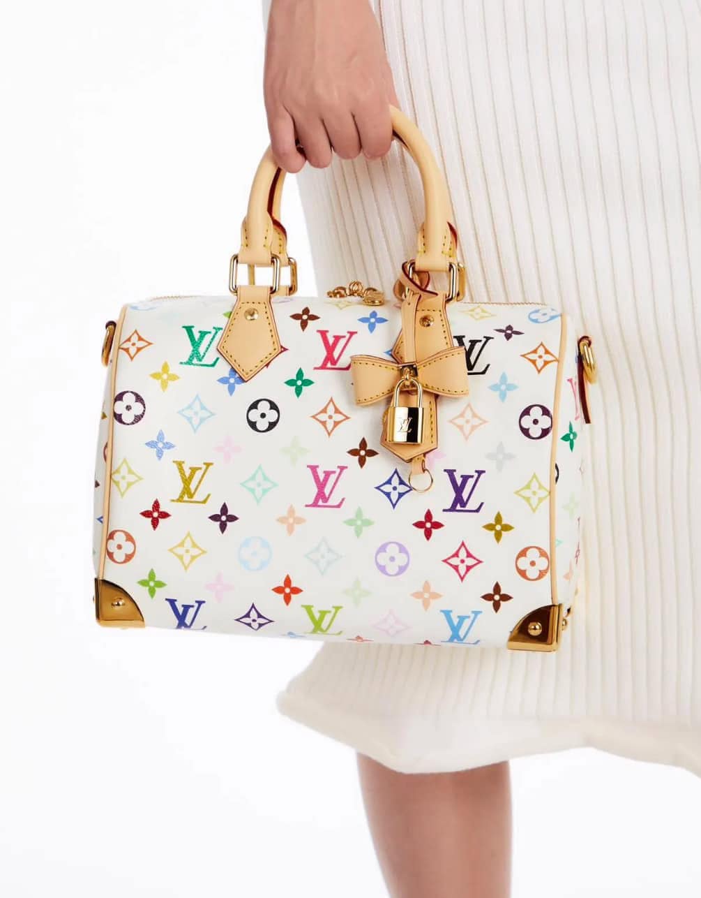 Túi đeo nữ Louis Vuitton Speedy Bandoulière 25 LV x TM Monogram Canvas M13085 7