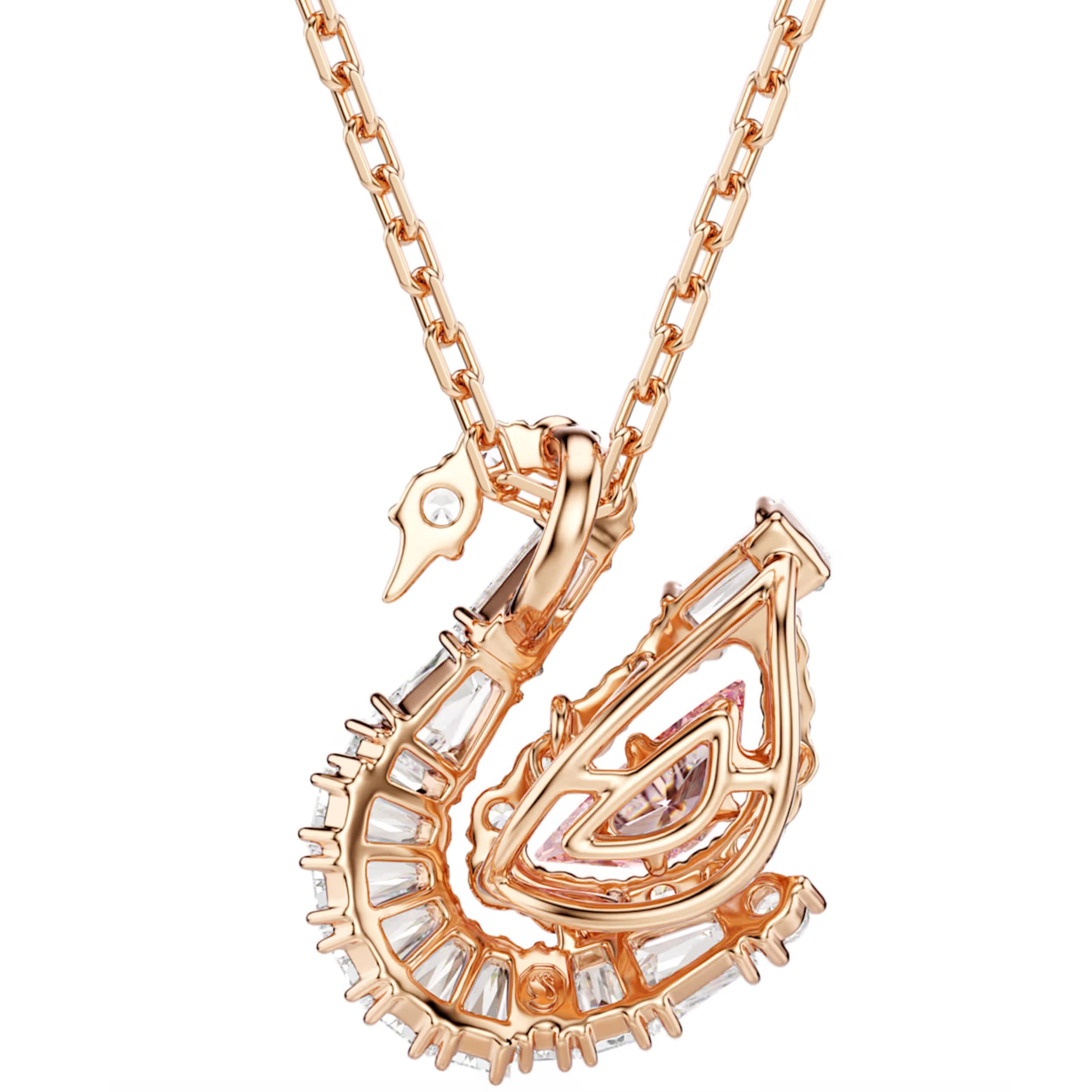 Dây chuyền nữ thời trang Swarovski Thiên Nga Swan Pendant Mixed Cuts Swan Pink 5732414 3