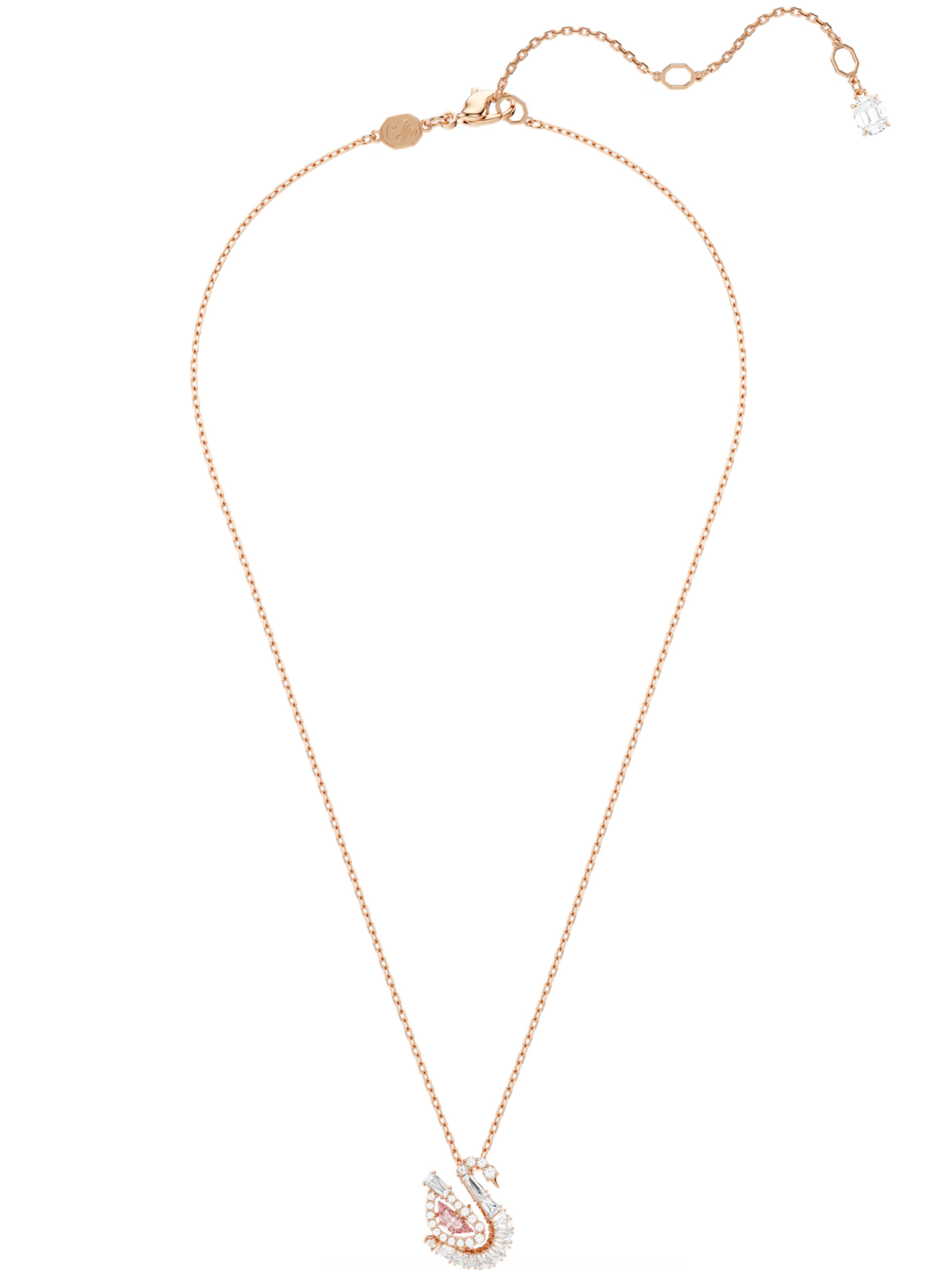 Dây chuyền nữ thời trang Swarovski Thiên Nga Swan Pendant Mixed Cuts Swan Pink 5732414 5