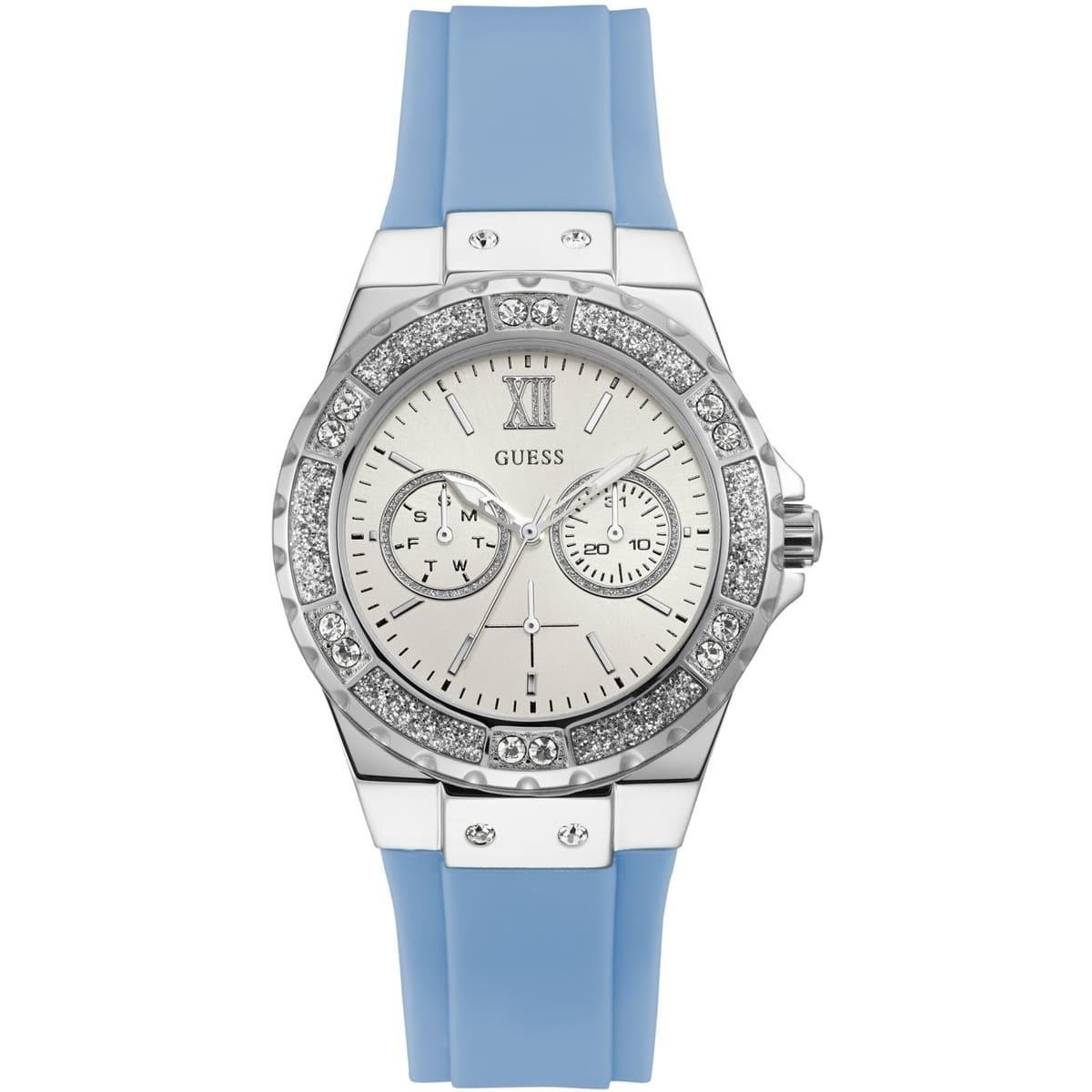 ĐỒNG HỒ ĐEO TAY NỮ GUESS BLUE SILICON LIMELIGHT WOMEN WATCH W1053L5 2