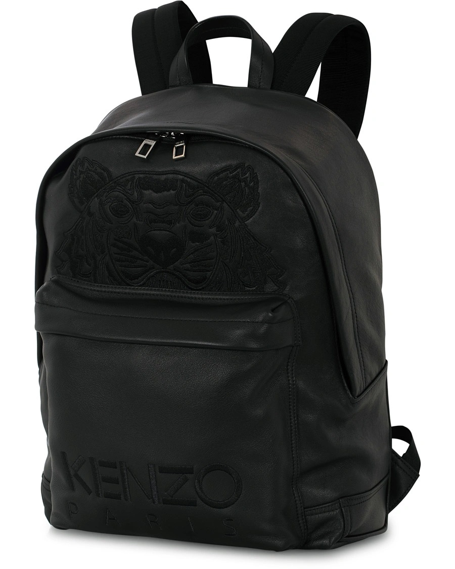 Ba lô Kenzo Small Leather Rucksack Black Backpack 5