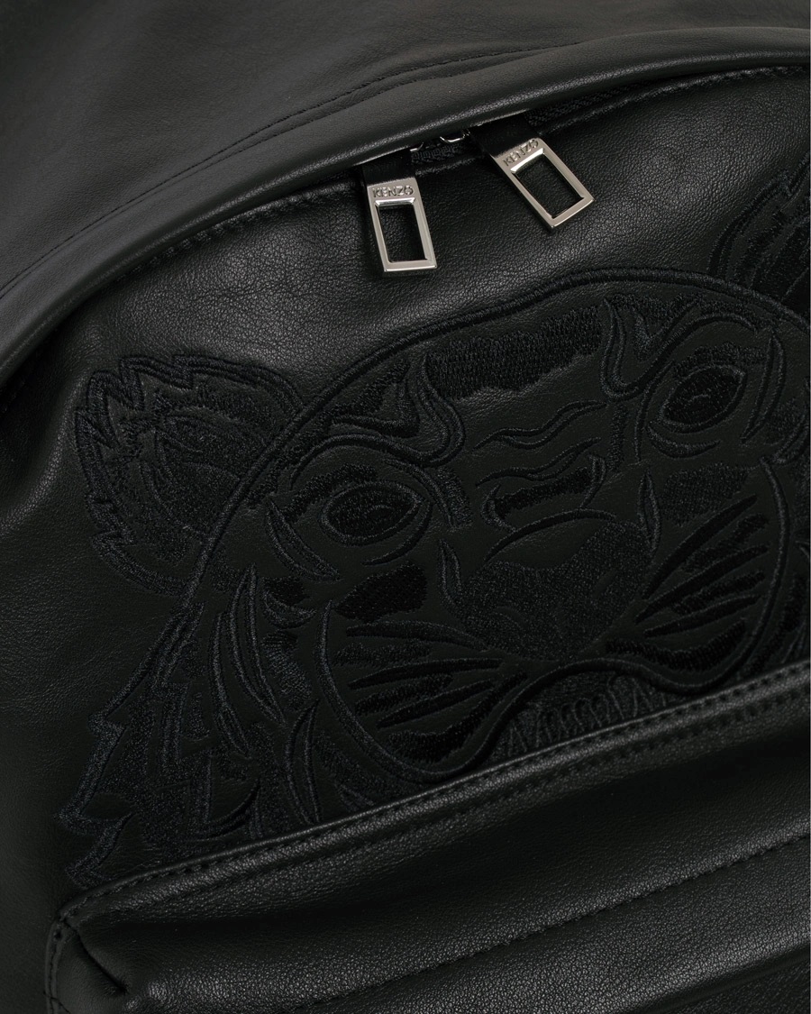 Ba lô Kenzo Small Leather Rucksack Black Backpack 22
