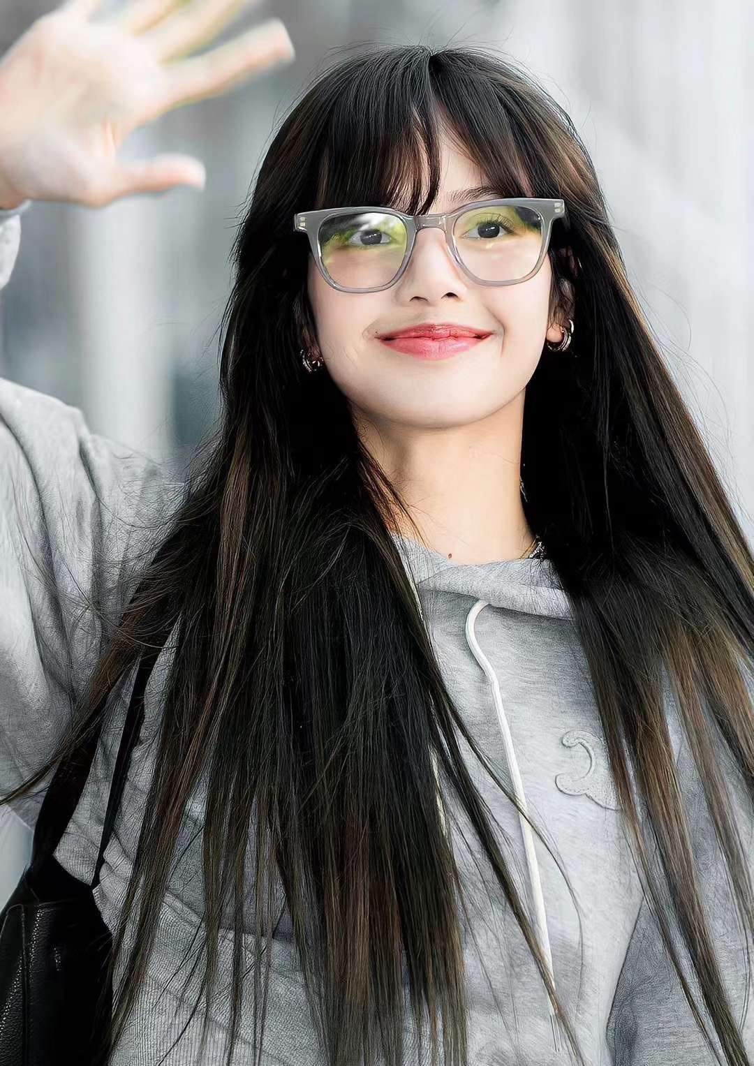 MẮT KÍNH GENTLE MONSTER X MAISON MARGIELA MM010 C1 CLEAR LENSES CLEAR FRAME GRADUATED BLACK TEMPLES 5
