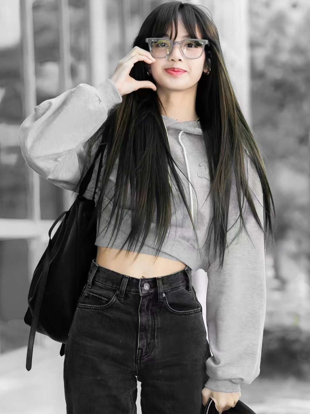 MẮT KÍNH GENTLE MONSTER X MAISON MARGIELA MM010 C1 CLEAR LENSES CLEAR FRAME GRADUATED BLACK TEMPLES 6