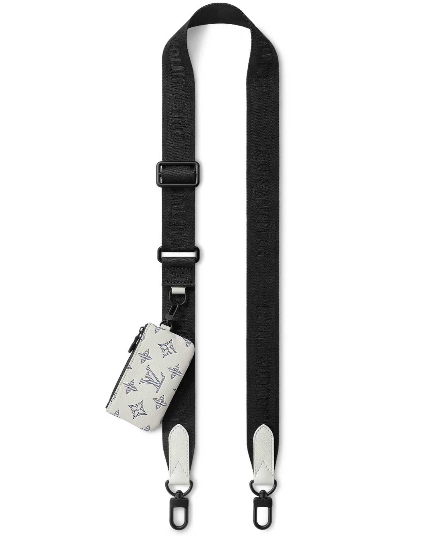 TÚI ĐEO CHÉO LV LOUIS VUITTON TRIO MESSENGER MONOGRAM SHADOW CALF LEATHER WHITE 2