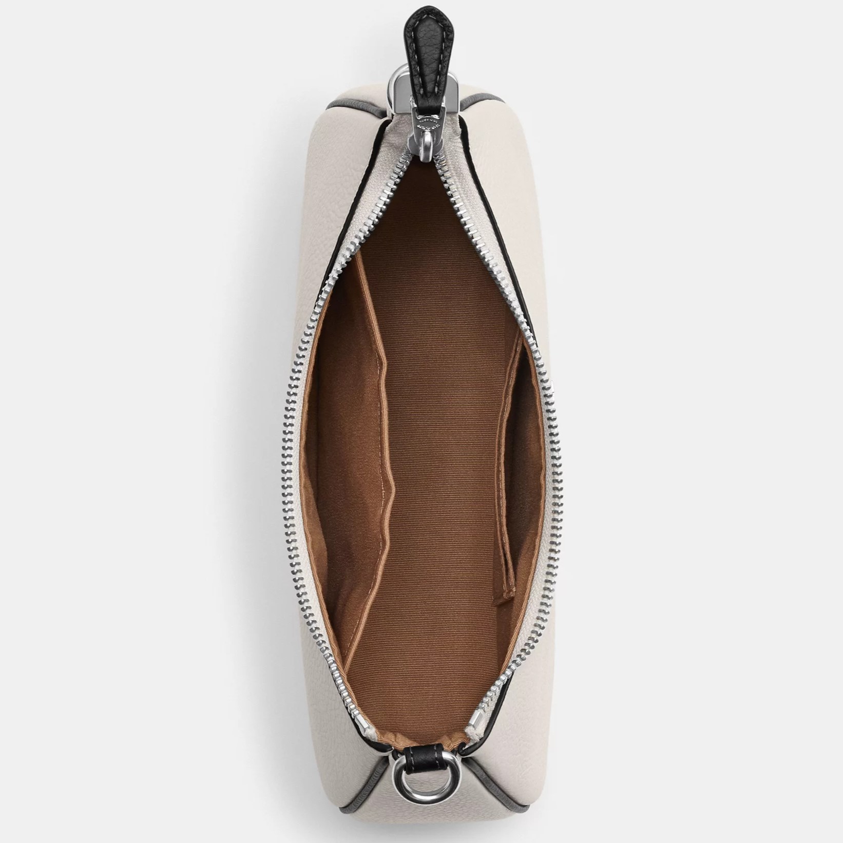 TÚI ĐEO CHÉO NỮ COACH TERI NOVELTY LEATHER SILVER CHALK SHOULDER BAG CP069 2