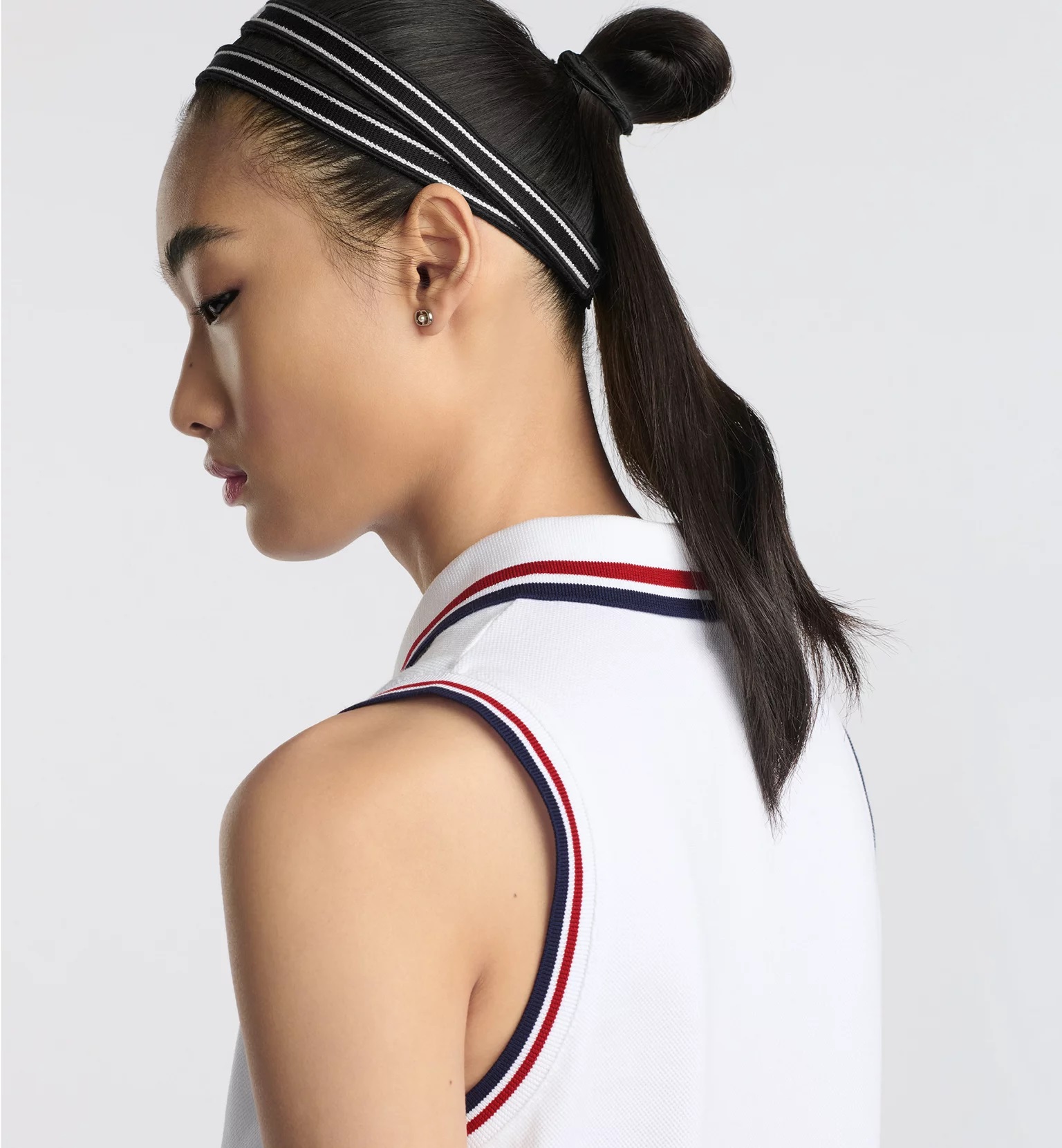 Combo bộ Dior Vibe Tank Top White Cotton-Blend Jersey with Three-Tone Signature 3
