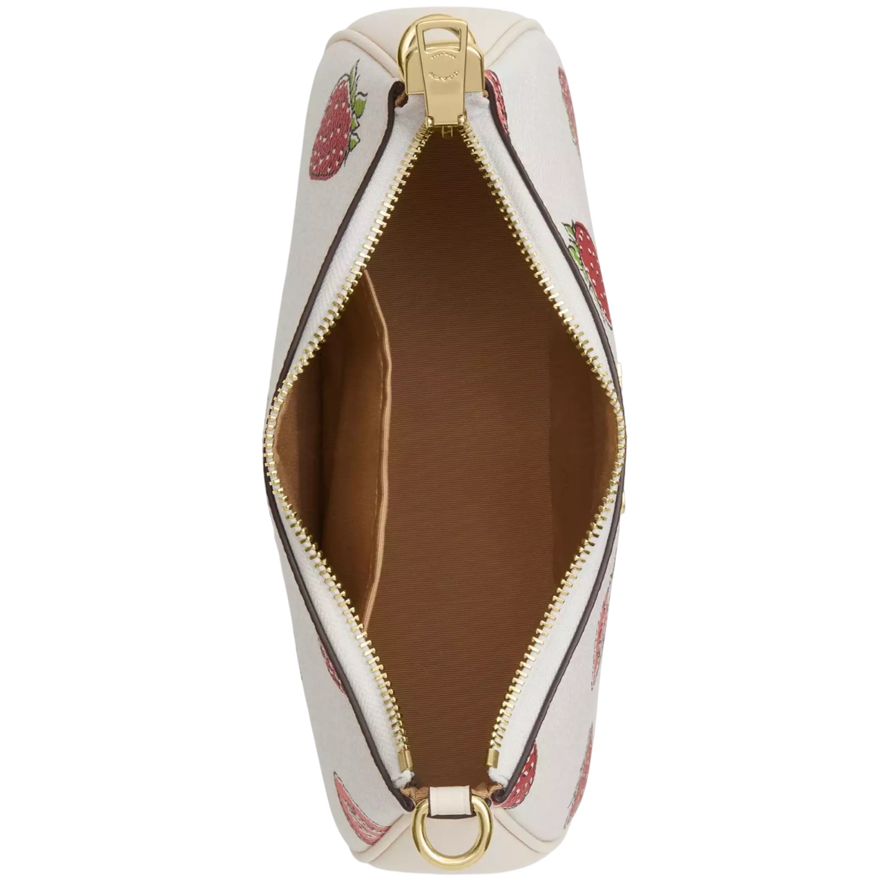 Túi đeo vai Coach Teri Shoulder Bag With Strawberry Print Chalk Multi CAL62 4