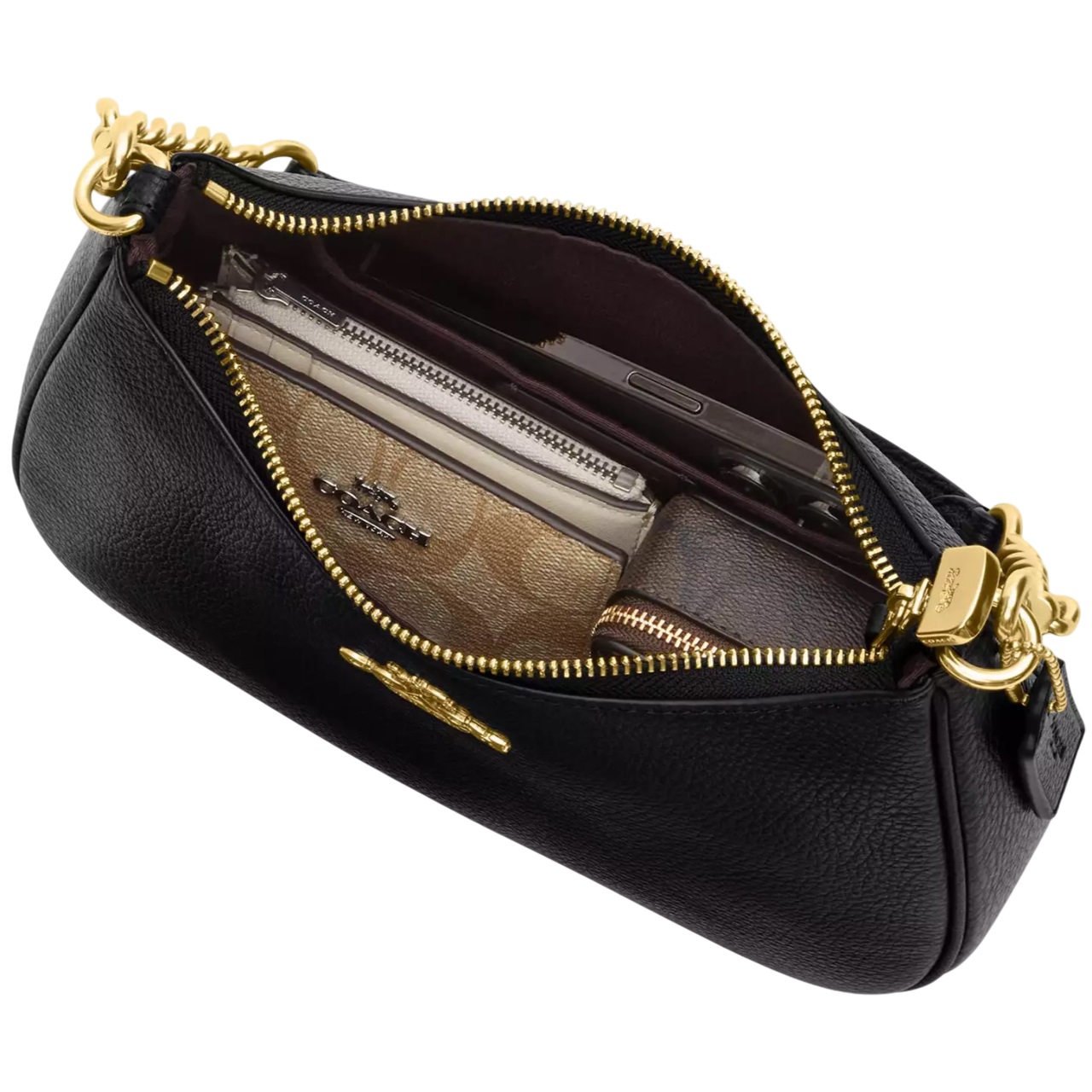 Túi đeo vai Coach Teri Shoulder Bag With Strawberry Print Chalk Multi CAL62 1