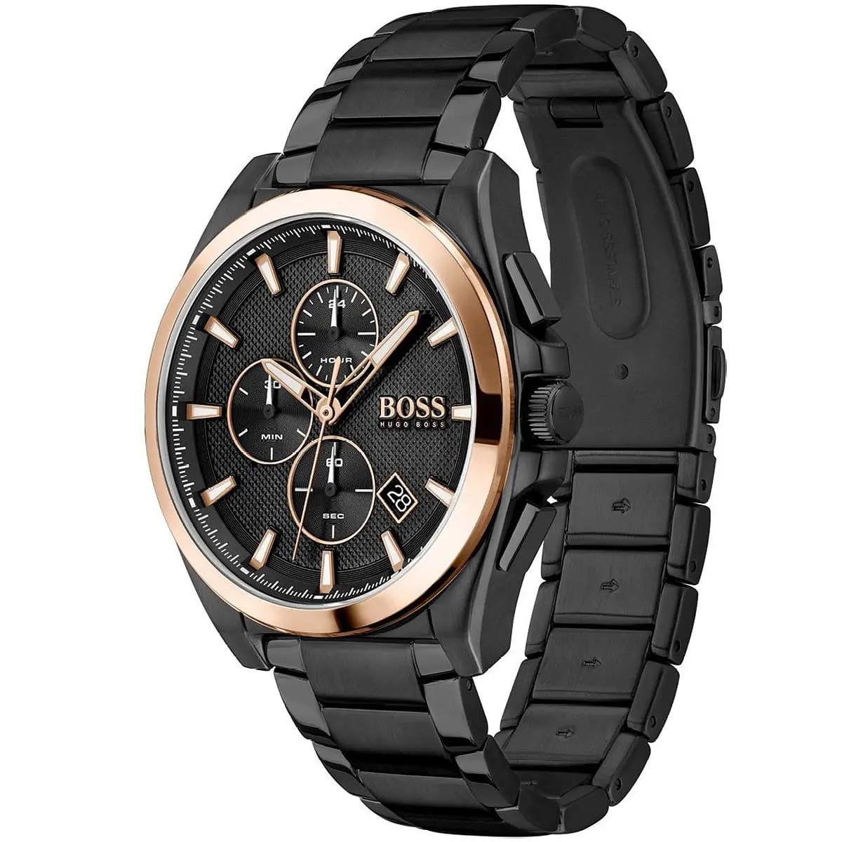 ĐỒNG HỒ ĐEO TAY NAM HUGO BOSS GRANDMASTER BLACK DIAL WATCH HB1513885 2