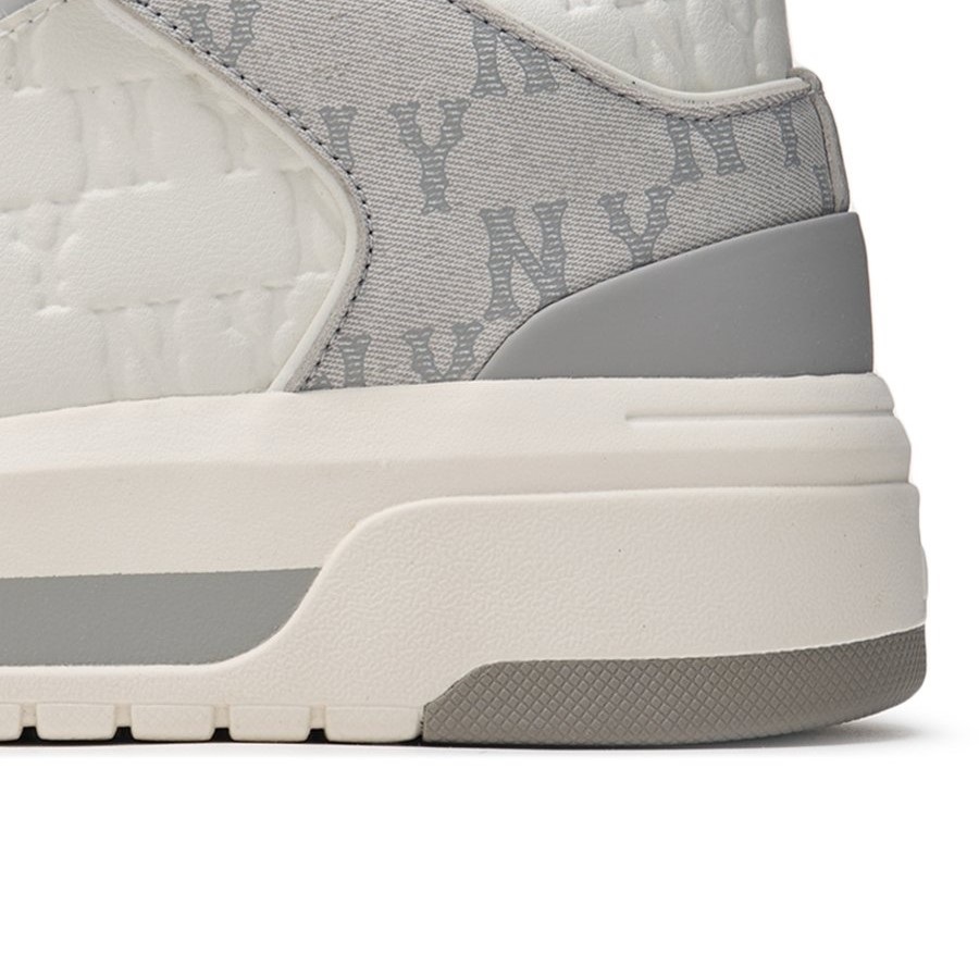 GIÀY SNEAKERS MLB NY CHUNKY LINER MID CLASSIC MONOGRAM NEW YORK YANKEES GRAY 3ASXCMM4N-50GRS 3