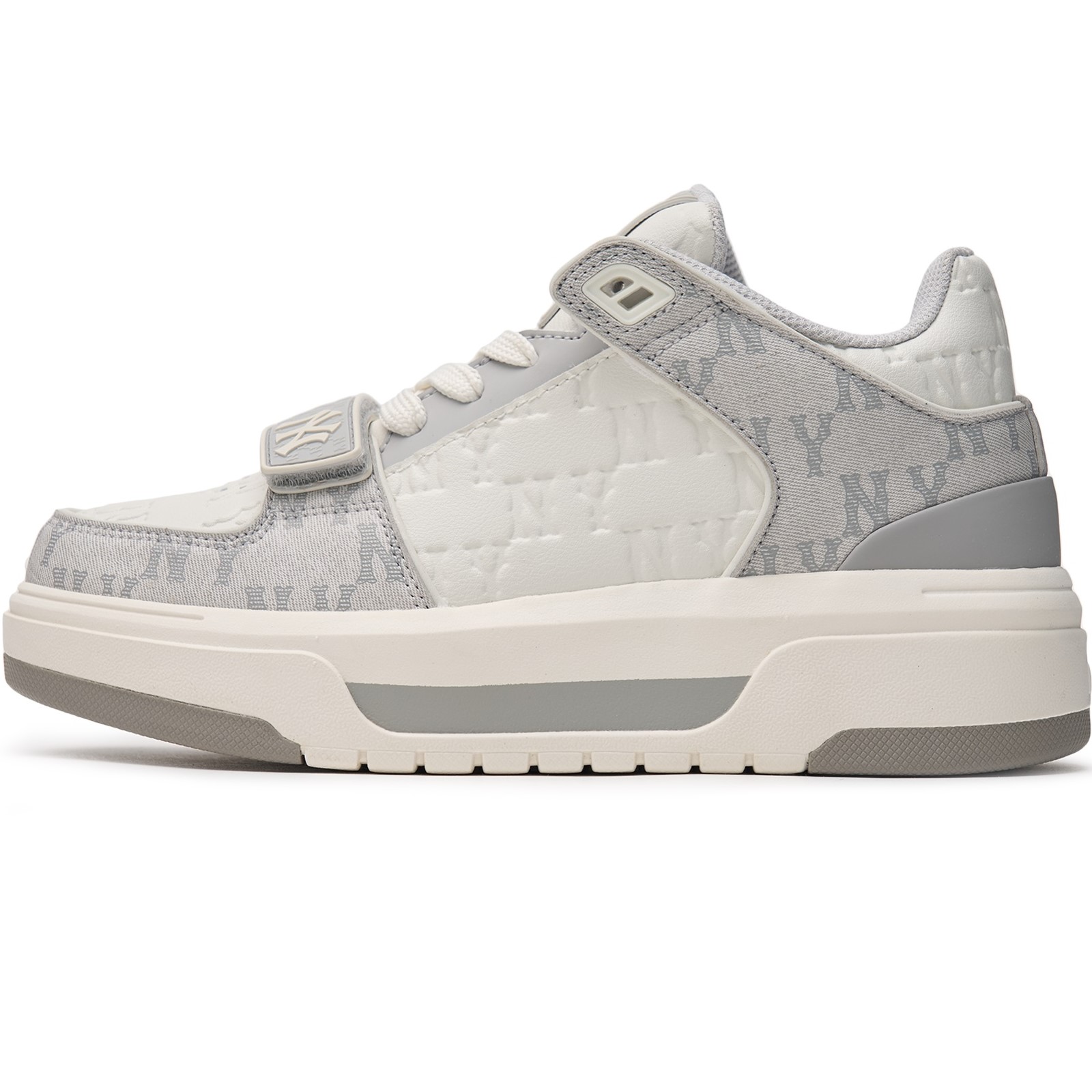 GIÀY SNEAKERS MLB NY CHUNKY LINER MID CLASSIC MONOGRAM NEW YORK YANKEES GRAY 3ASXCMM4N-50GRS 6