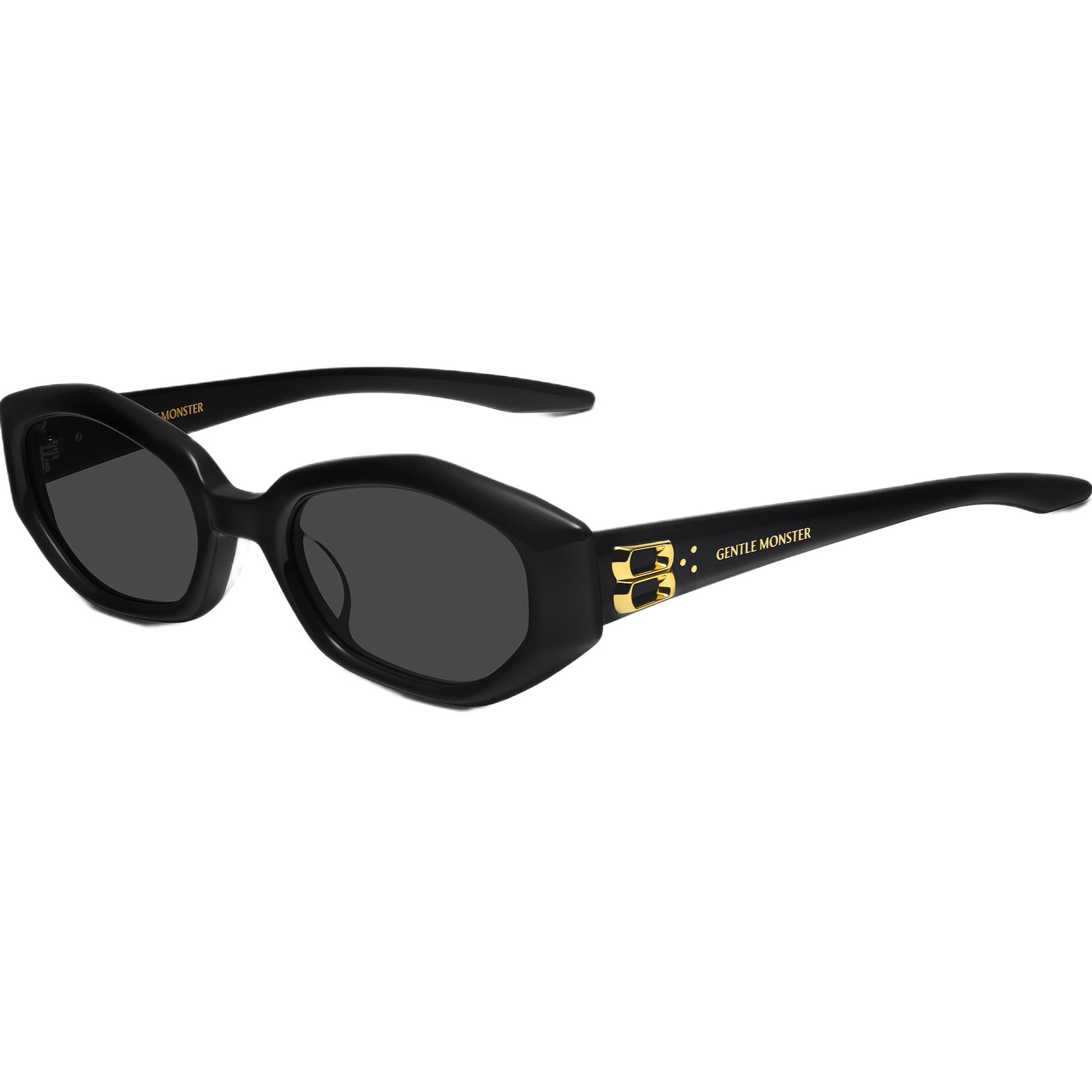 Mắt kính Gentle Monster Miro 01 Gray Lenses Black Acetate Frame 6