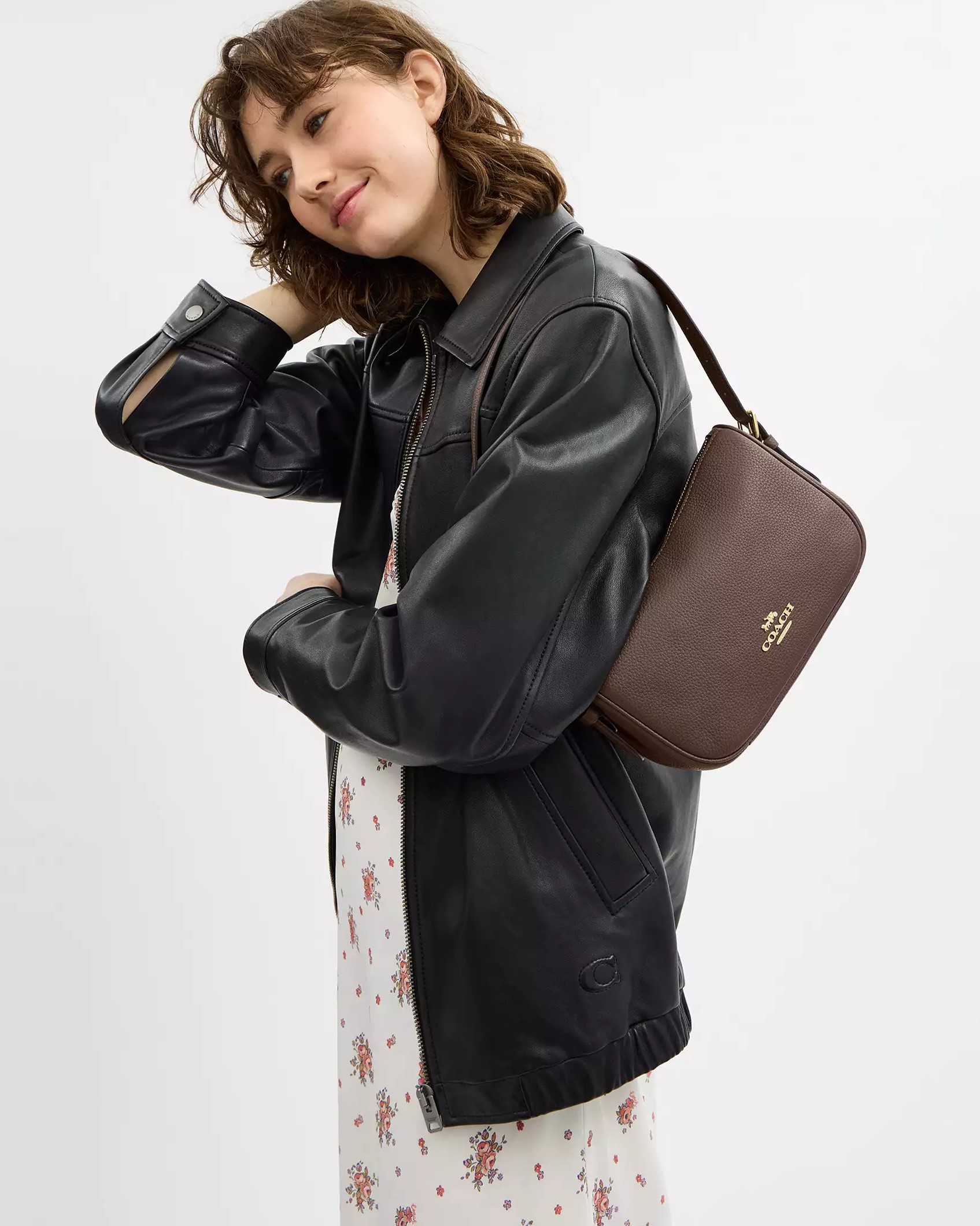 Túi Coach Kailey Shoulder Bag Dark Stone CY707 3