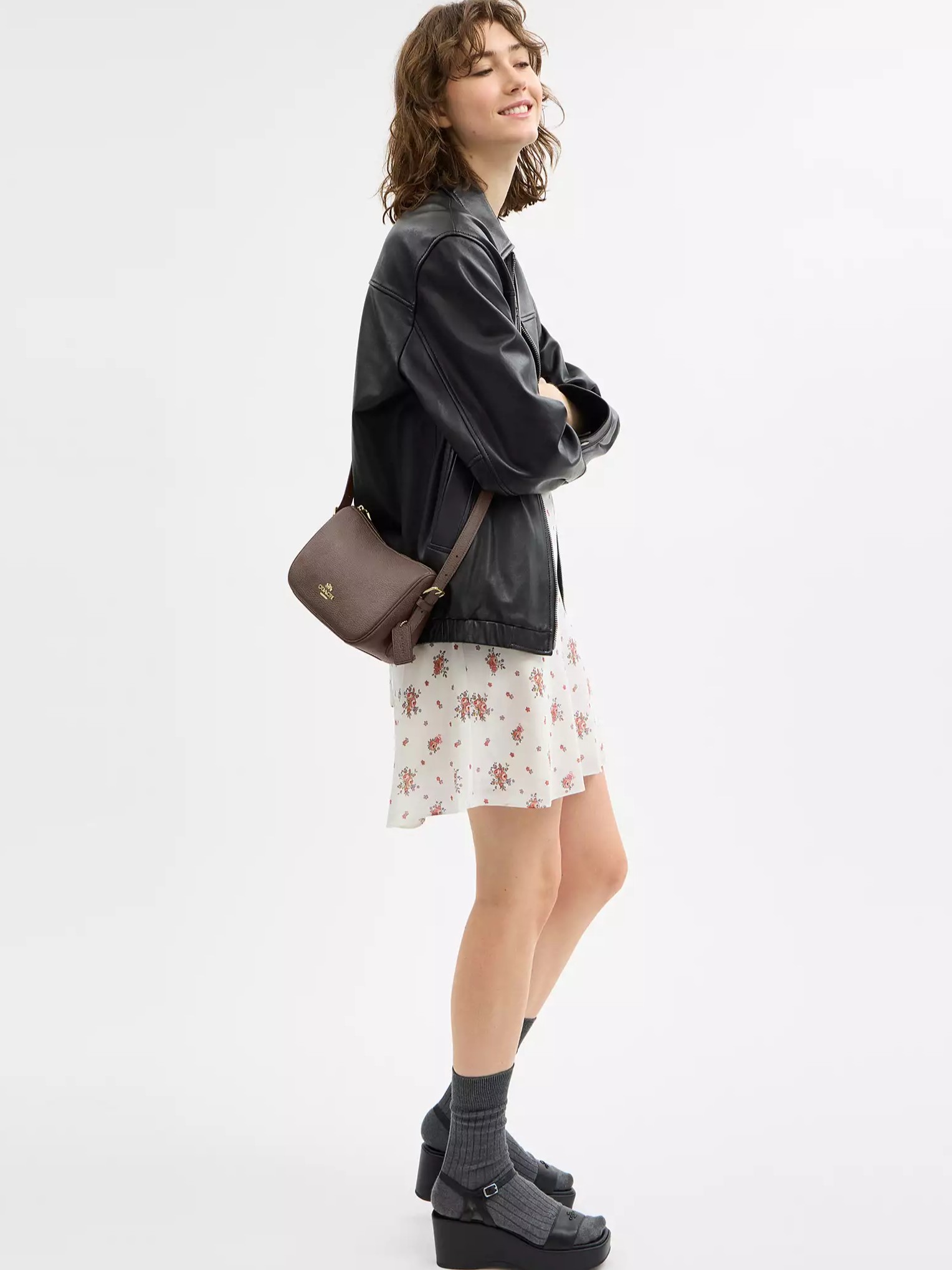 Túi Coach Kailey Shoulder Bag Dark Stone CY707 7