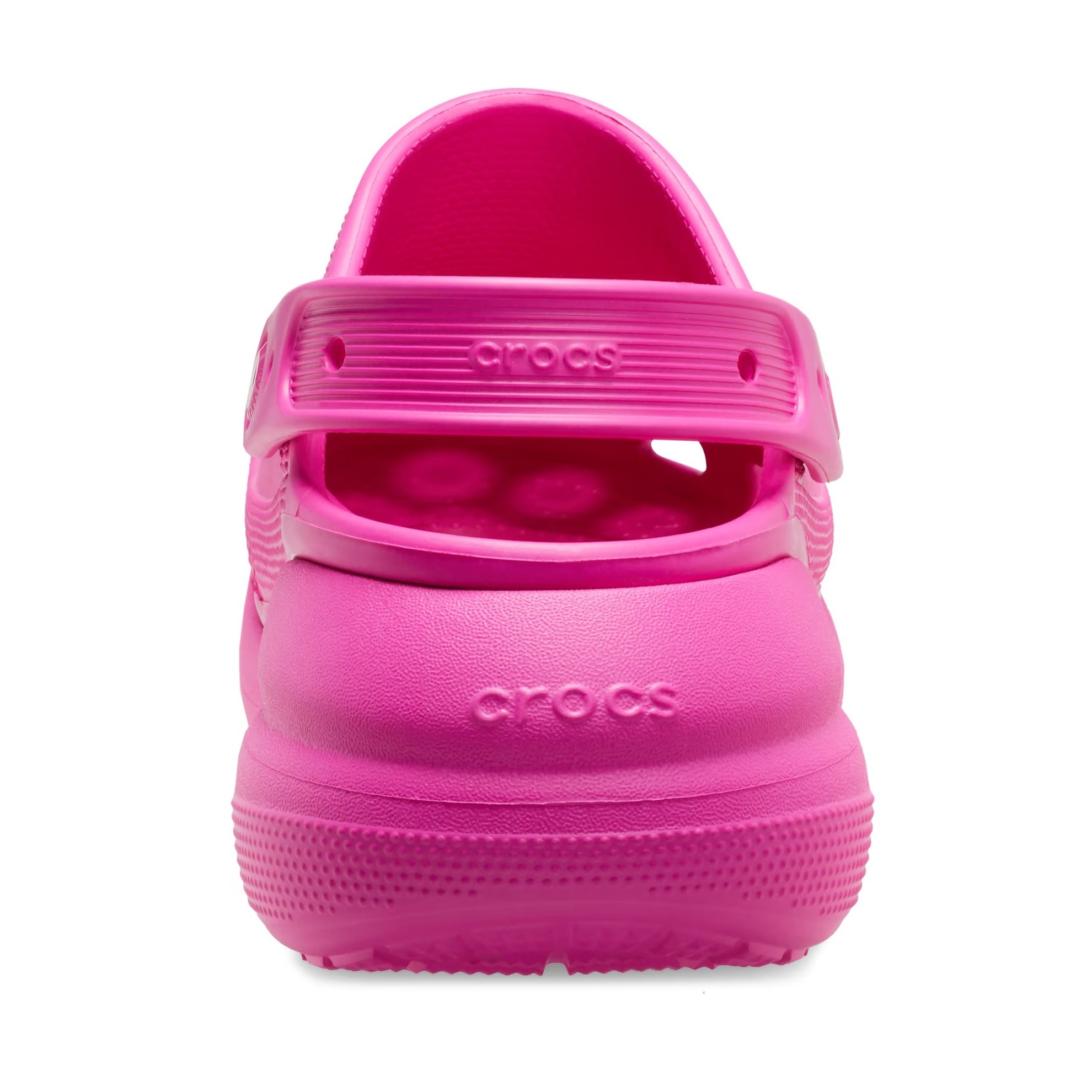 Dép đế cao màu hồng Crocs Classic Crush Shimmer Clog Women Sandal Juice 3
