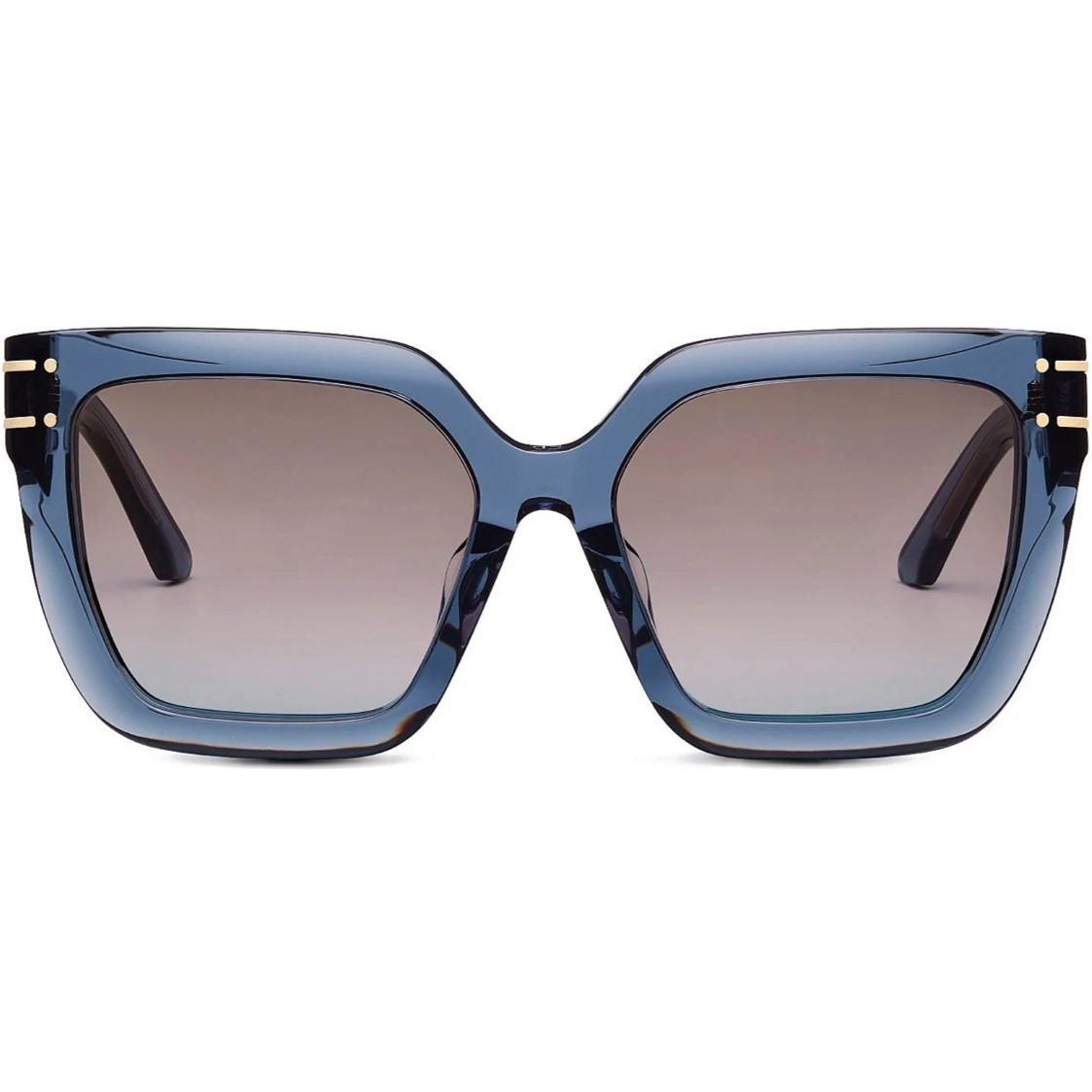 Mắt kính Dior Diorsignature S10F 30F2 Shiny Blue Sunglasses 3
