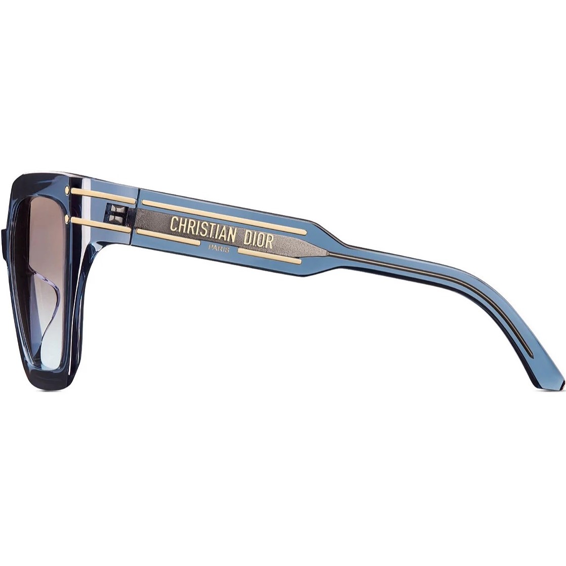 Mắt kính Dior Diorsignature S10F 30F2 Shiny Blue Sunglasses 2