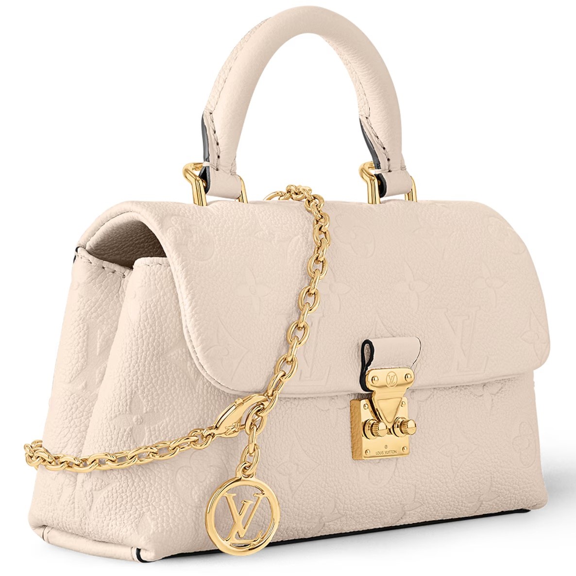 Túi xách Louis Vuitton Nano Madeleine Monogram Empreinte Cream 5