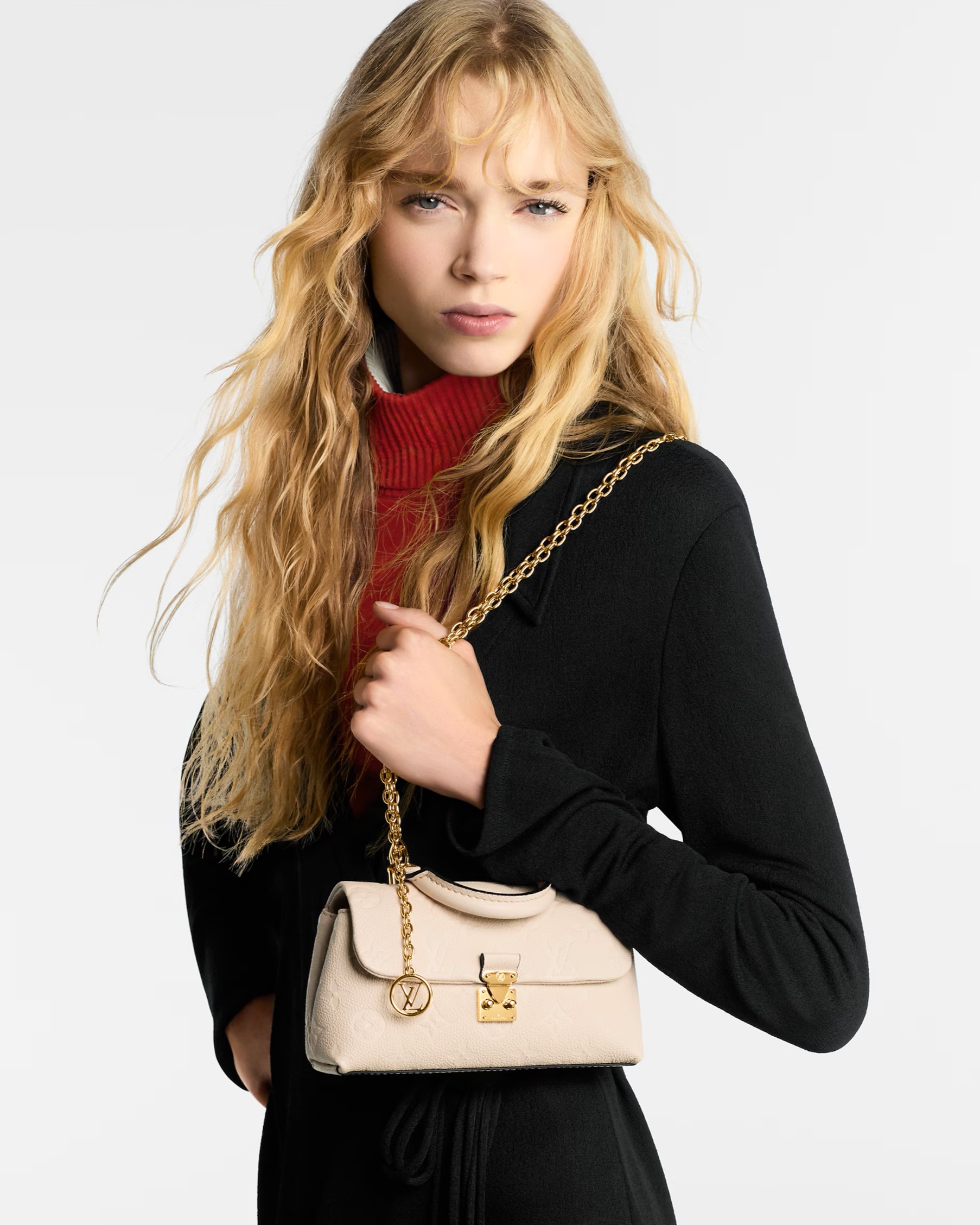 Túi xách Louis Vuitton Nano Madeleine Monogram Empreinte Cream 2