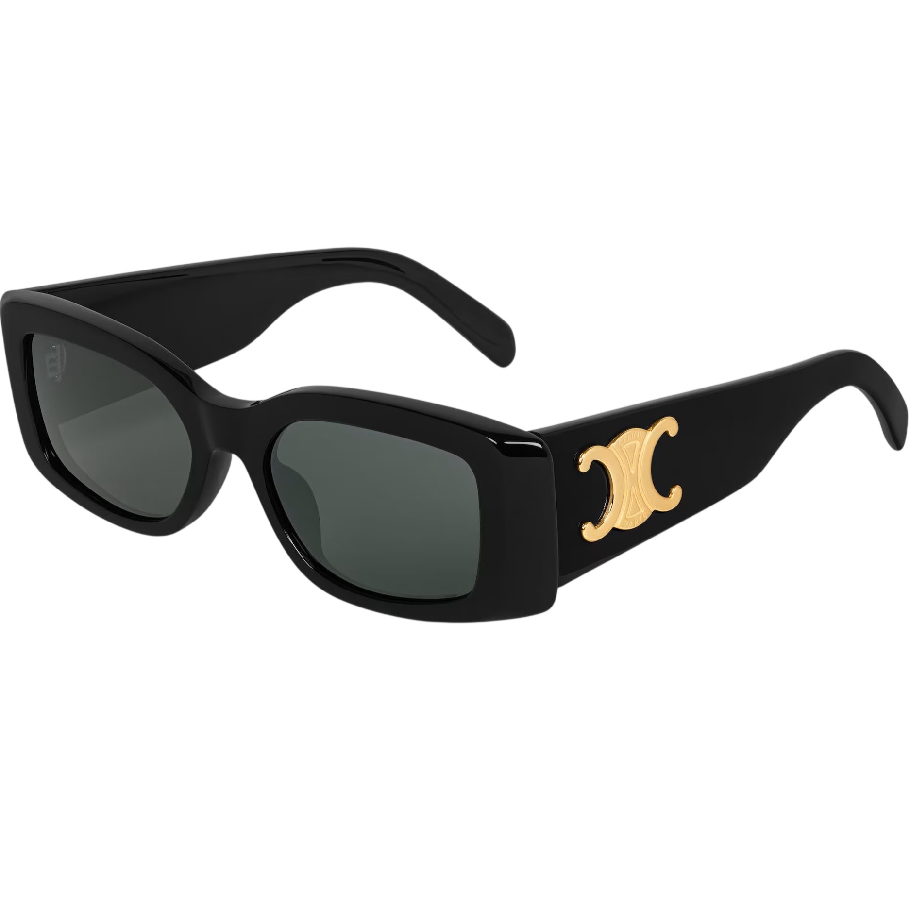 Mắt kính Celine Triomphe XL 01 sunglasses in Acetate Black Gold 4S282 3