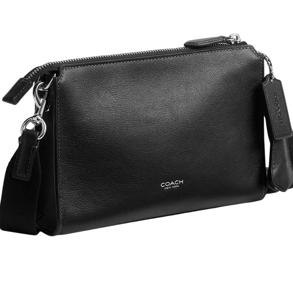 Túi nam đen Coach Harrison Crossbody Bag Black CFT70 3