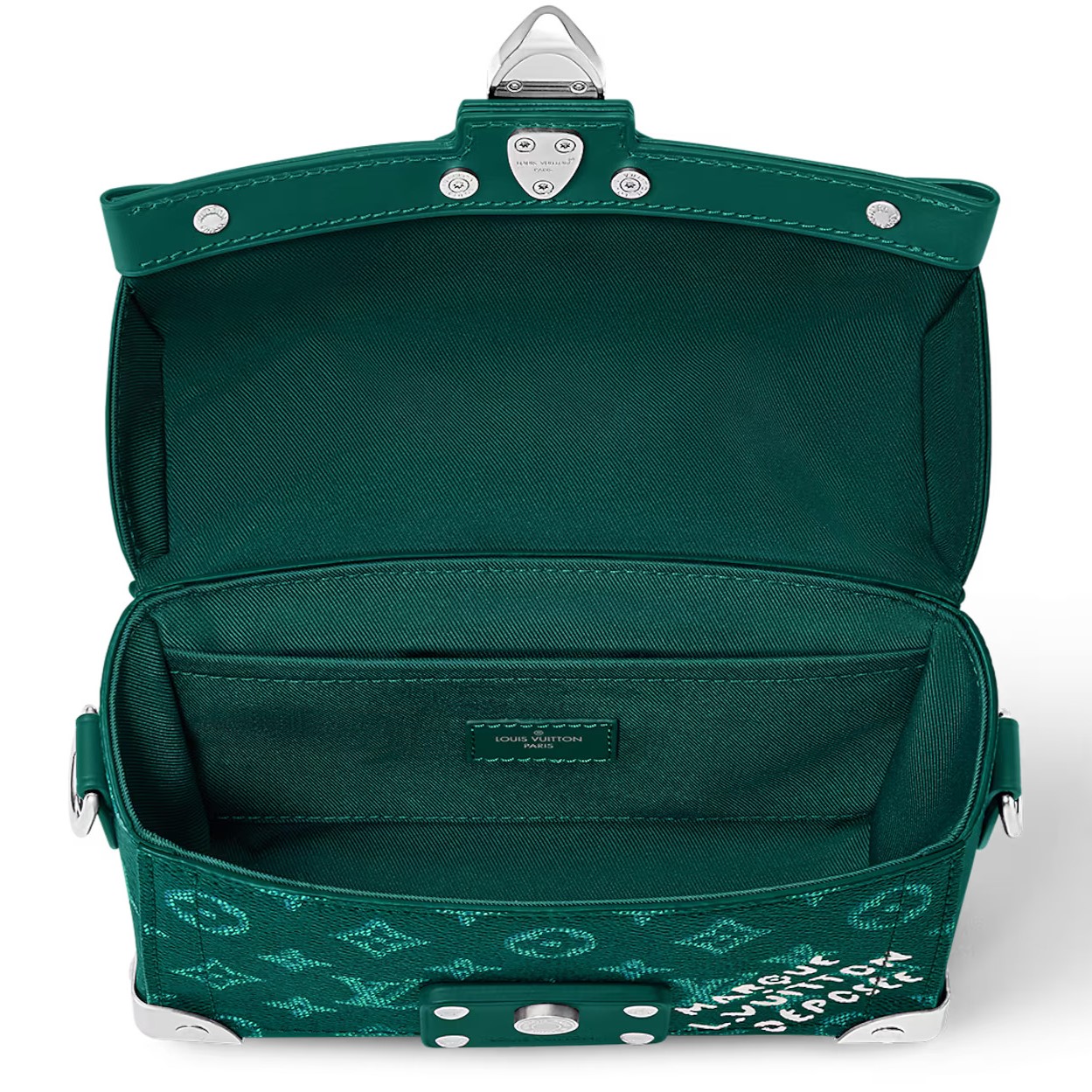 Túi xách cốp LV Louis Vuitton Soul Trunk Monogram Heritage Canvas Green M12686 1