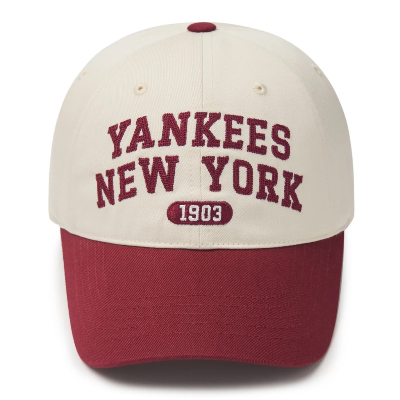 NÓN KẾT UNISEX MLB NY NEW YORK YANKEES 3ACPVL14N-50WIS PHỐI MÀU ĐỎ 3